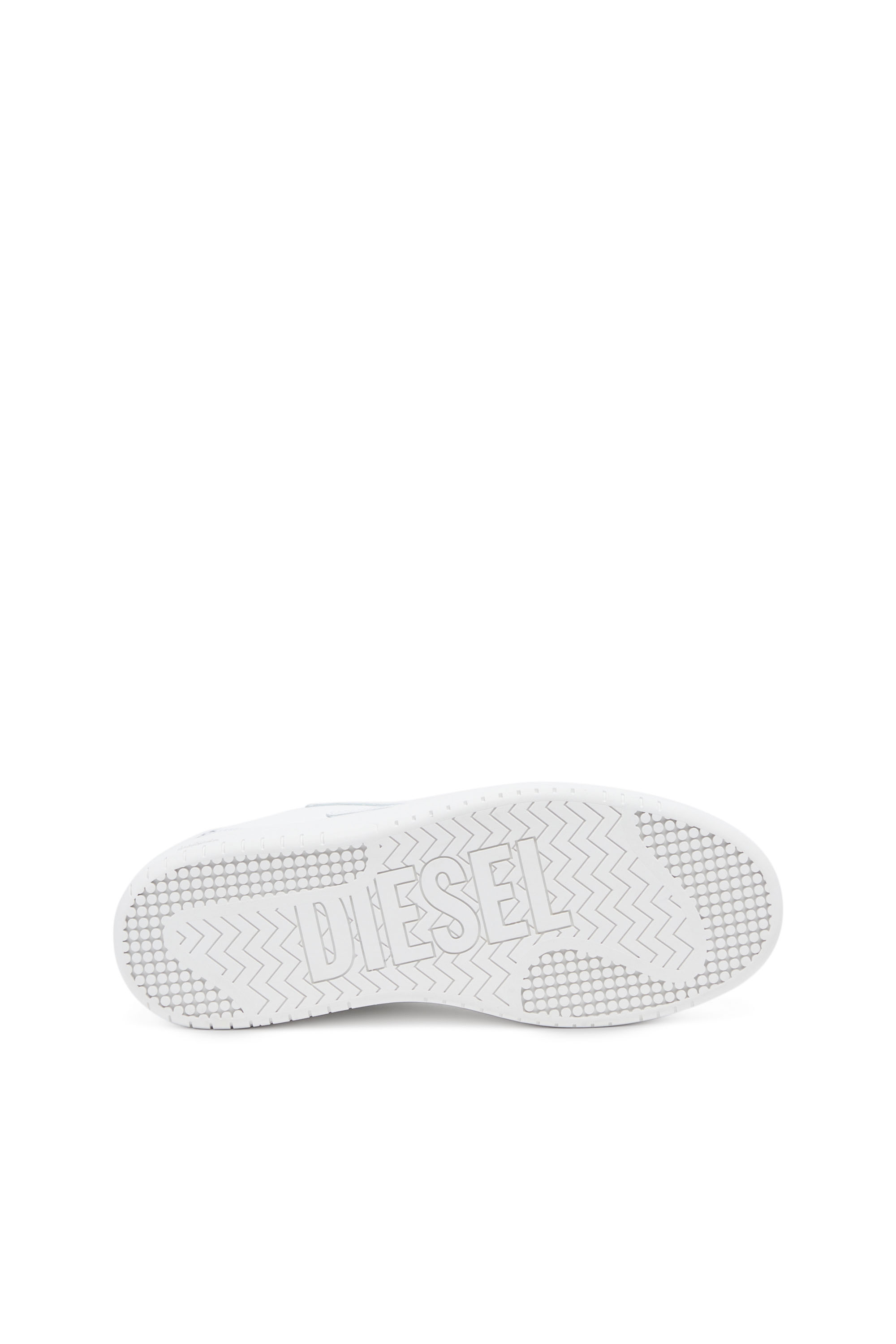 Diesel - S-ATHENE BOLD W, Woman's S-Athene Bold-Low-top sneakers with flatform sole in White/Silver - 4