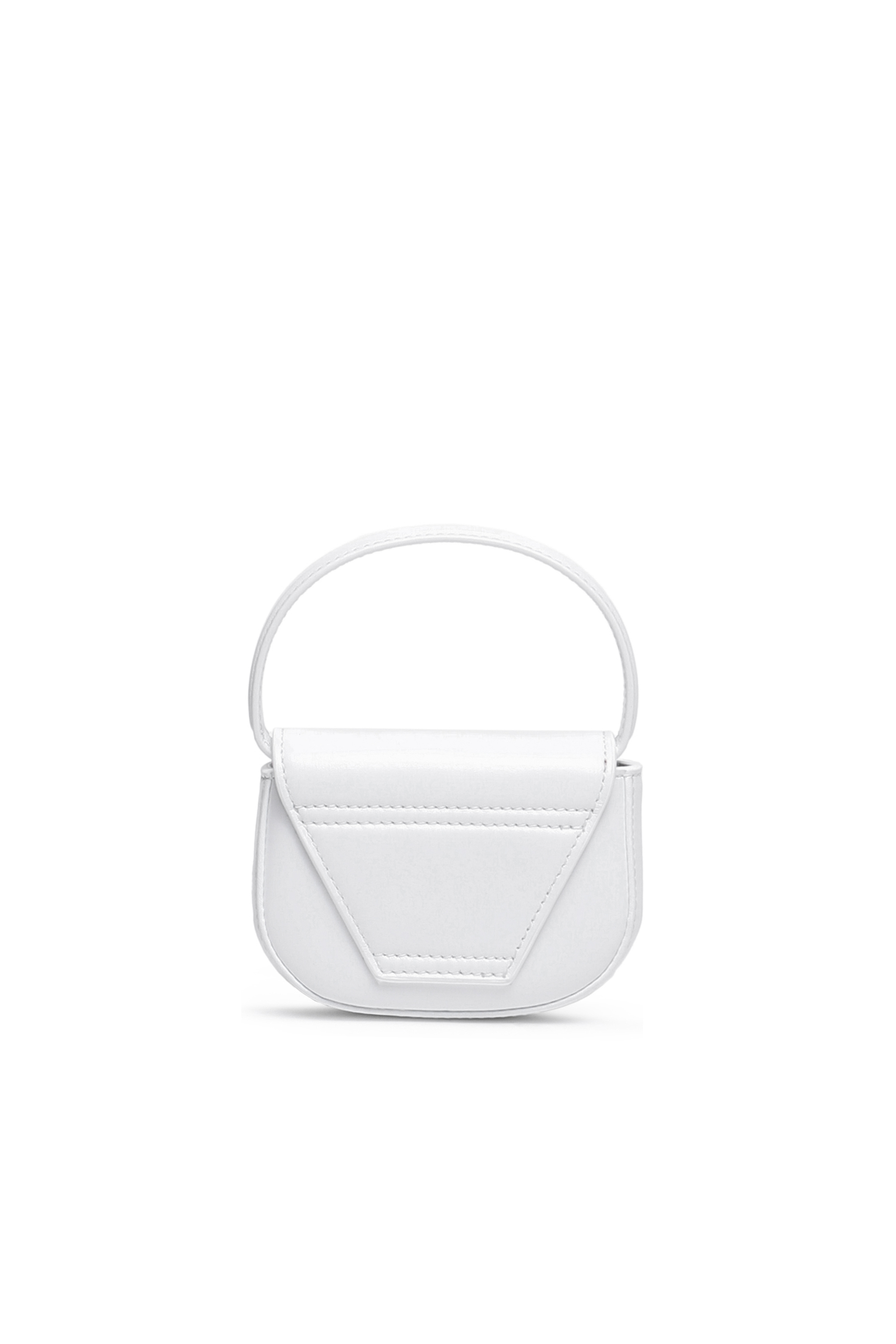 Diesel - 1DR XS, Woman's 1DR XS-Iconic mini bag with D logo plaque in White - 2