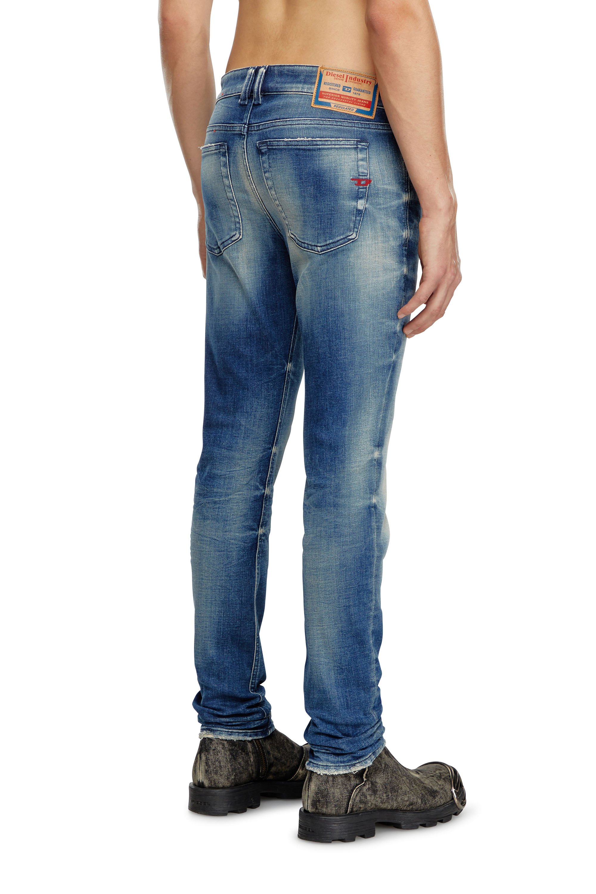 Diesel - Skinny Jeans 1979 Sleenker 09J24 Hombre, Azul medio - 4