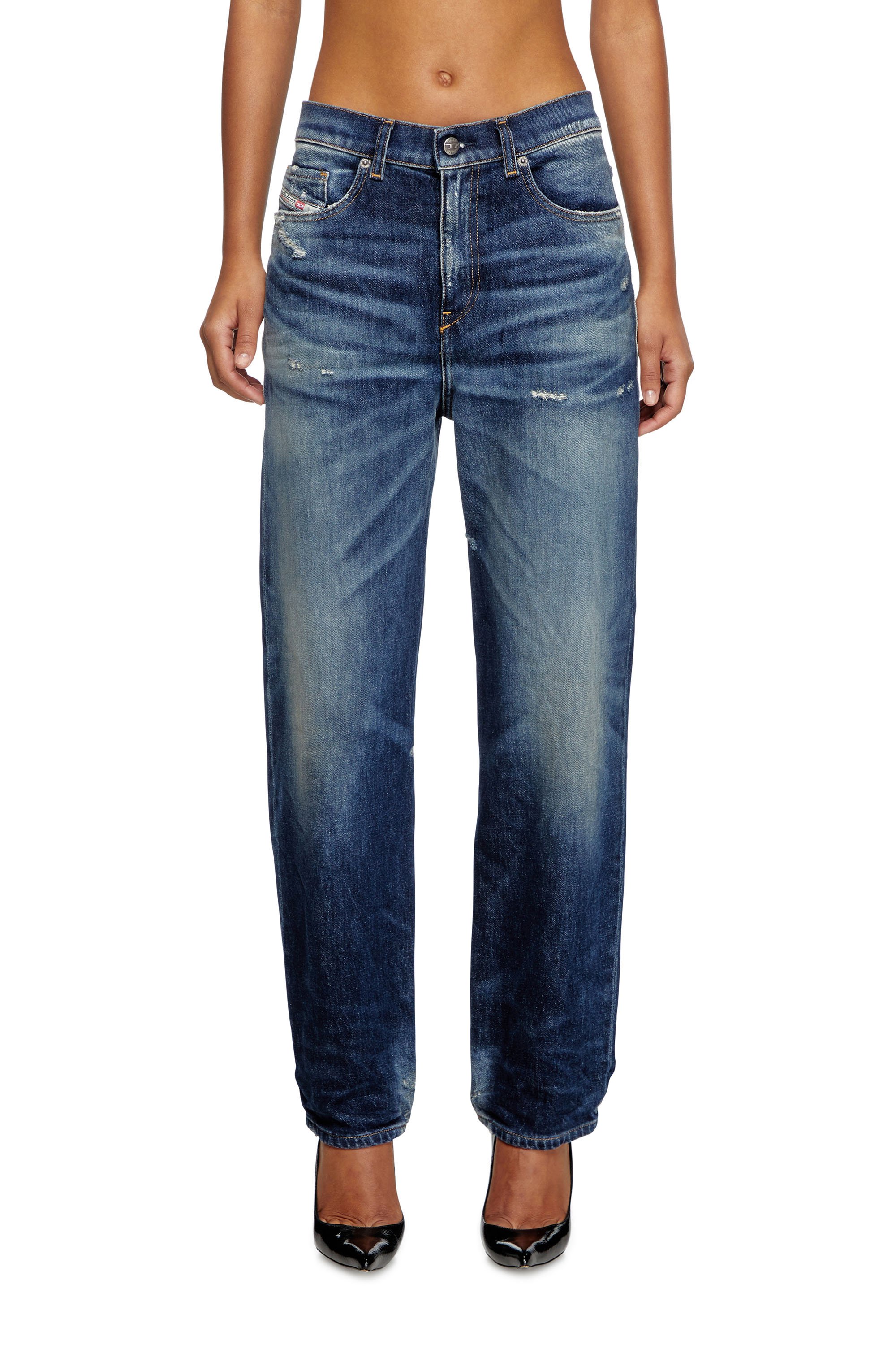 Diesel - Regular Jeans 2016 D-Air 09J56 Mujer, Azul Oscuro - 1