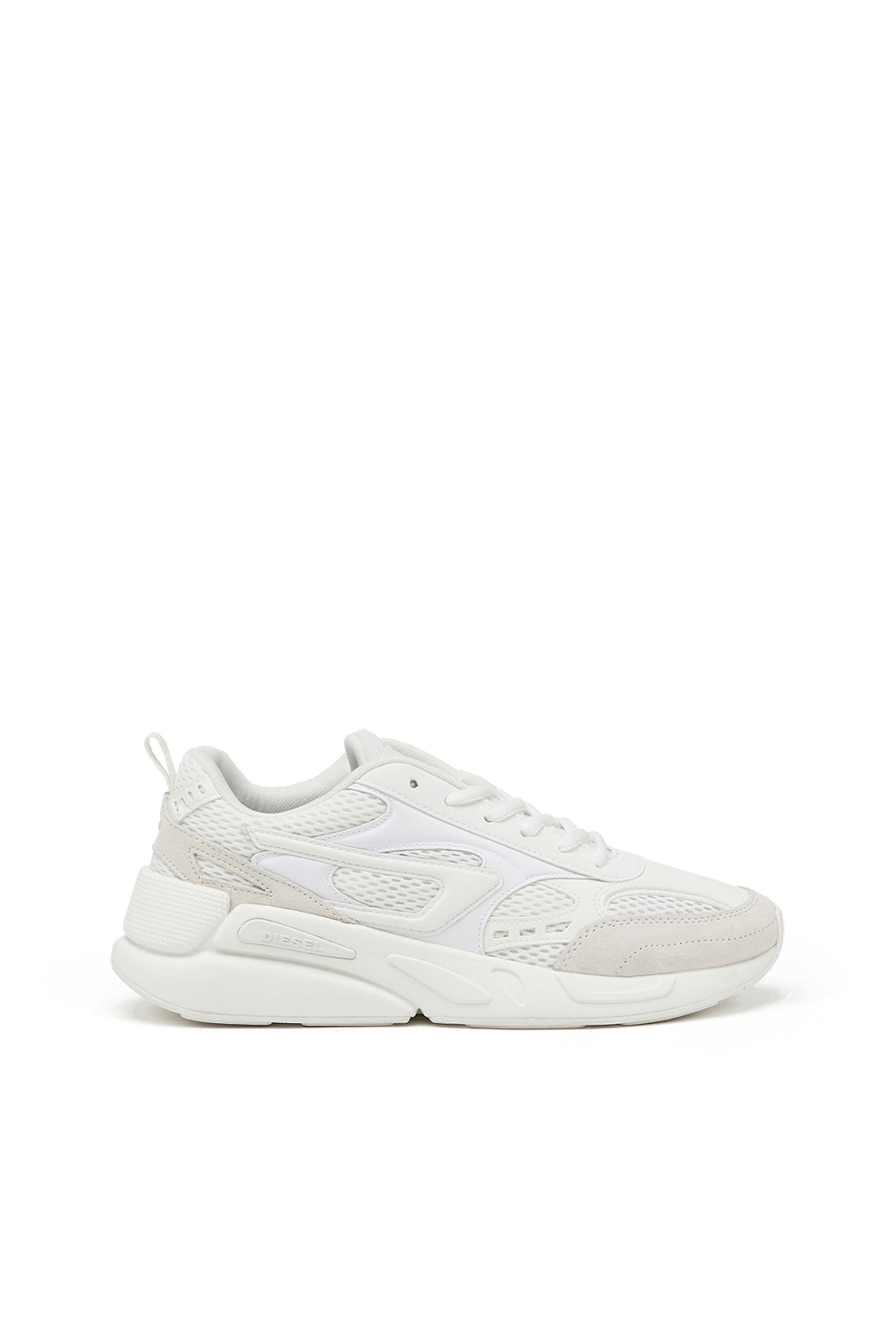 Diesel - S-SERENDIPITY SPORT W, Woman's S-Serendipity-Sneakers in mesh and suede in White - 1