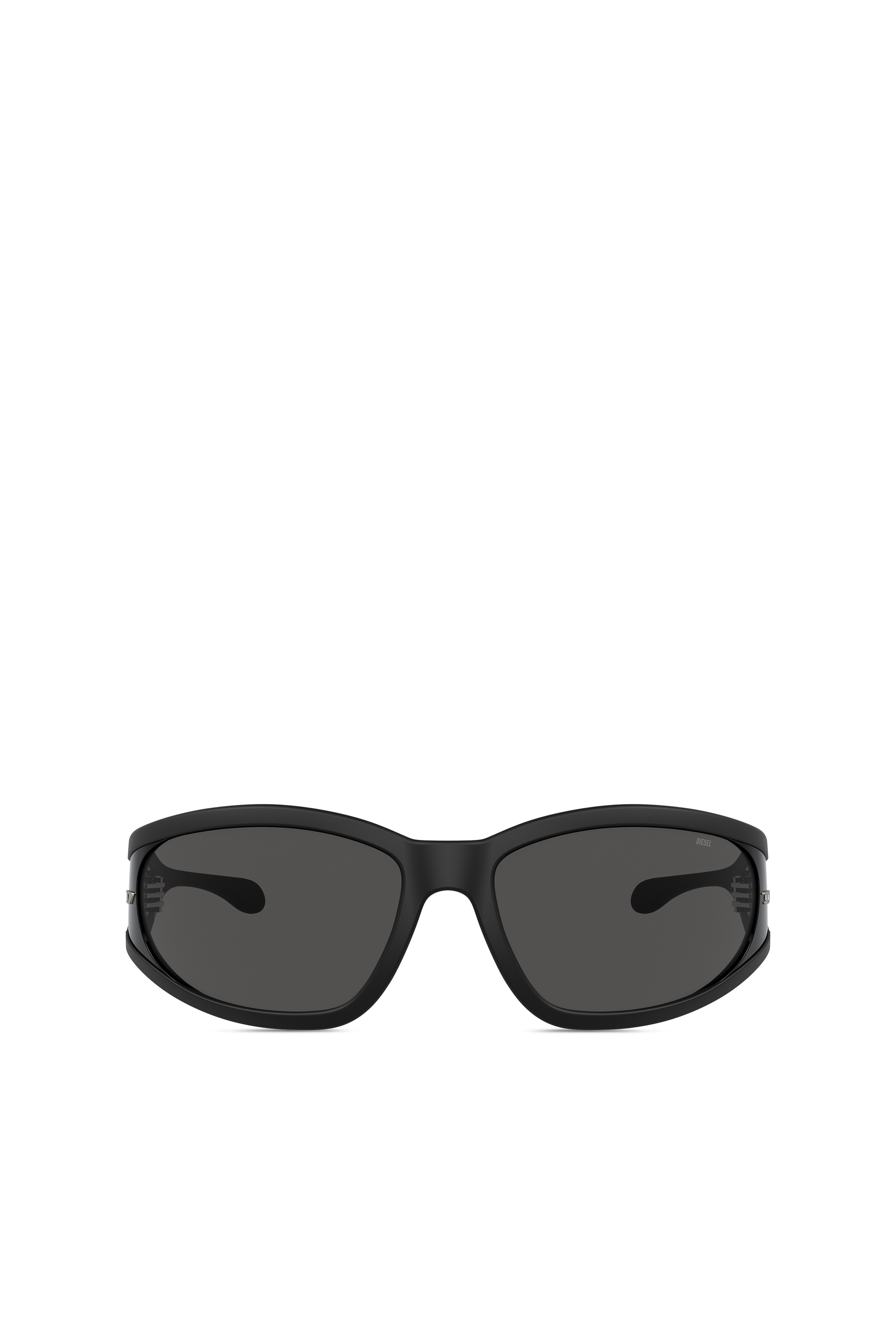 Diesel - 0DL3002, Gafas de sol rectangulares en acetato Unisex in Negro - 1