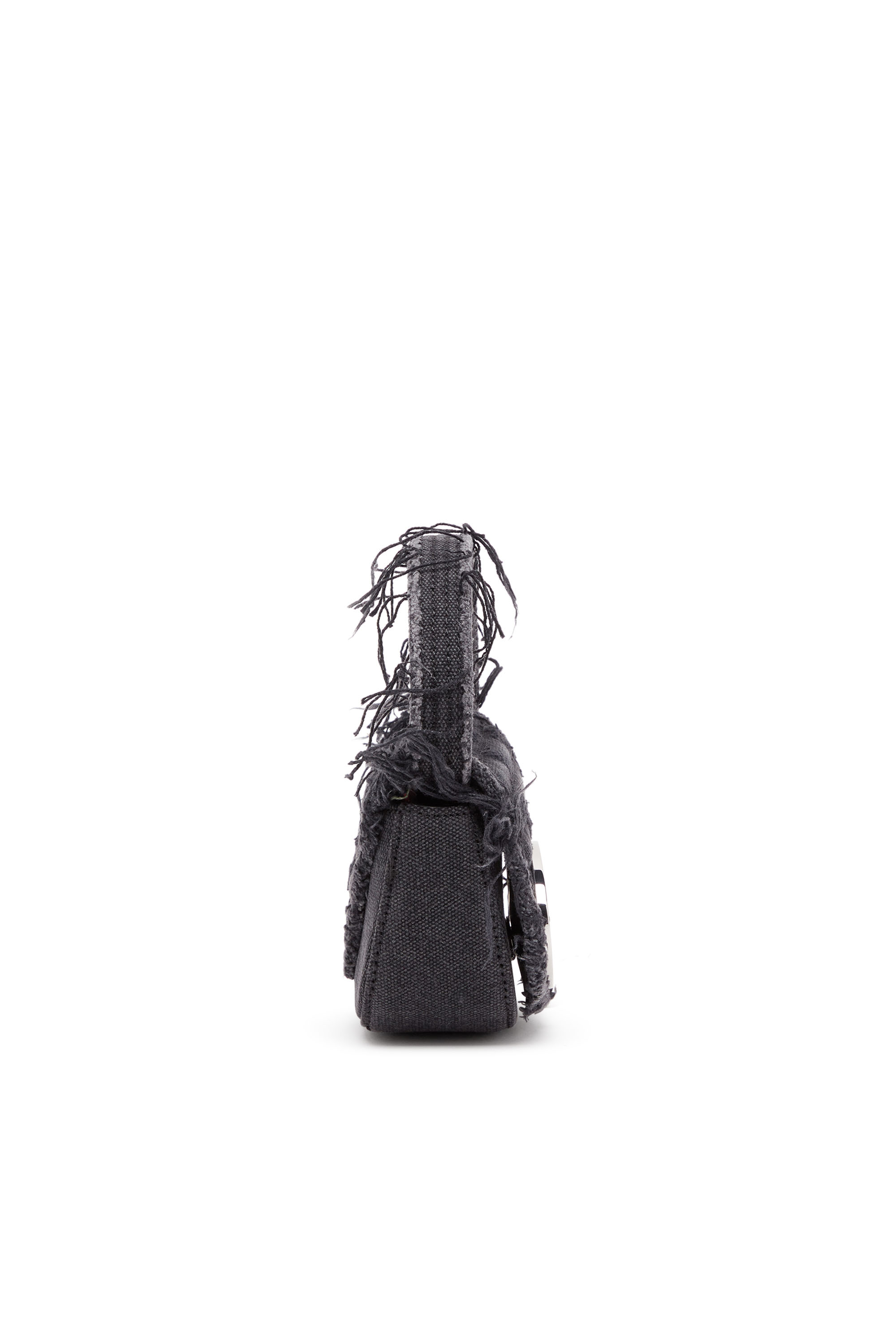 Diesel - 1DR XS, Woman's 1DR XS-Iconic mini bag in canvas and leather in Black - 3