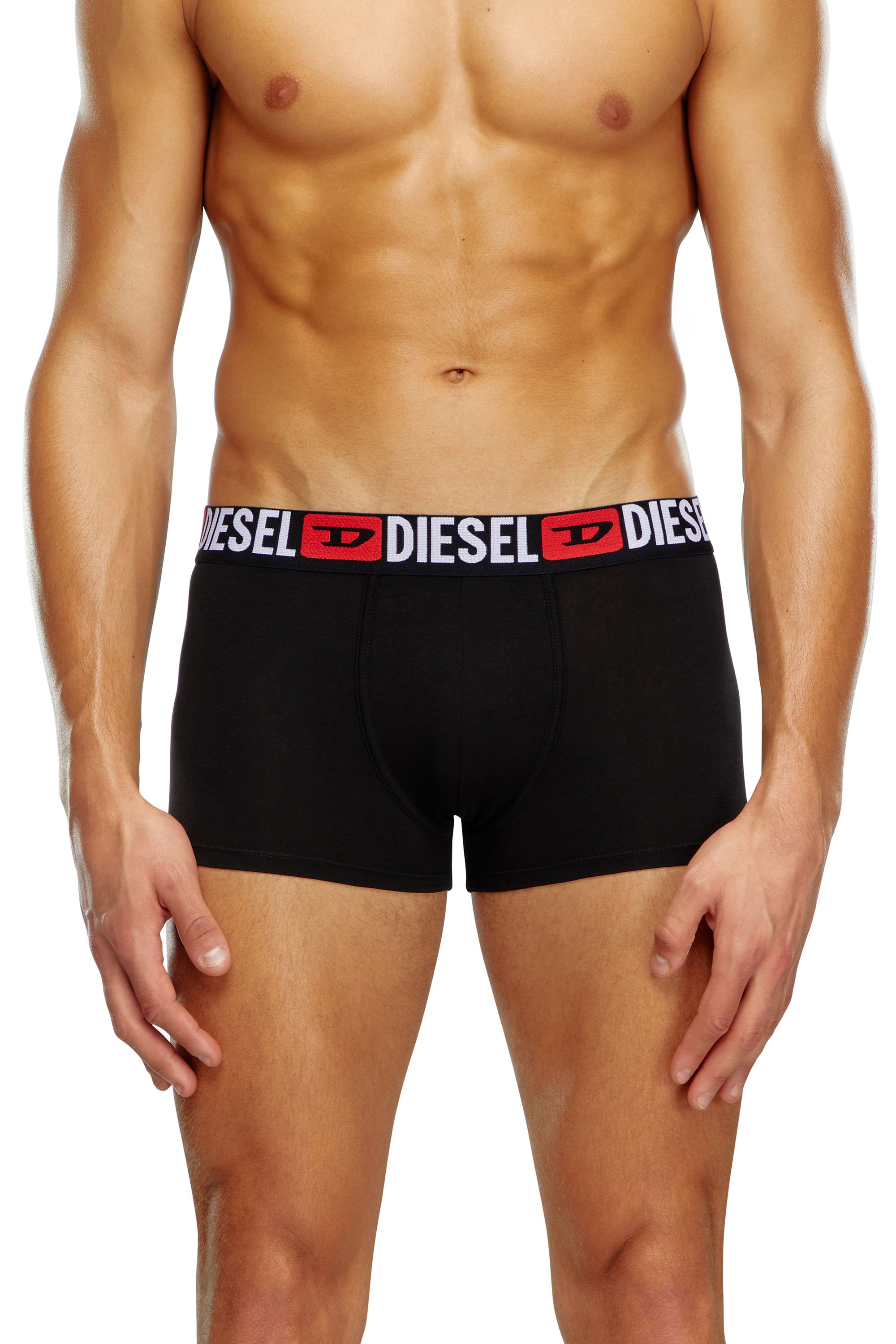 Diesel - UMBX-DAMIENTHREEPACK, Set de tres calzoncillos bóxer con logotipo en la cintura Hombre in Multicolor - 2