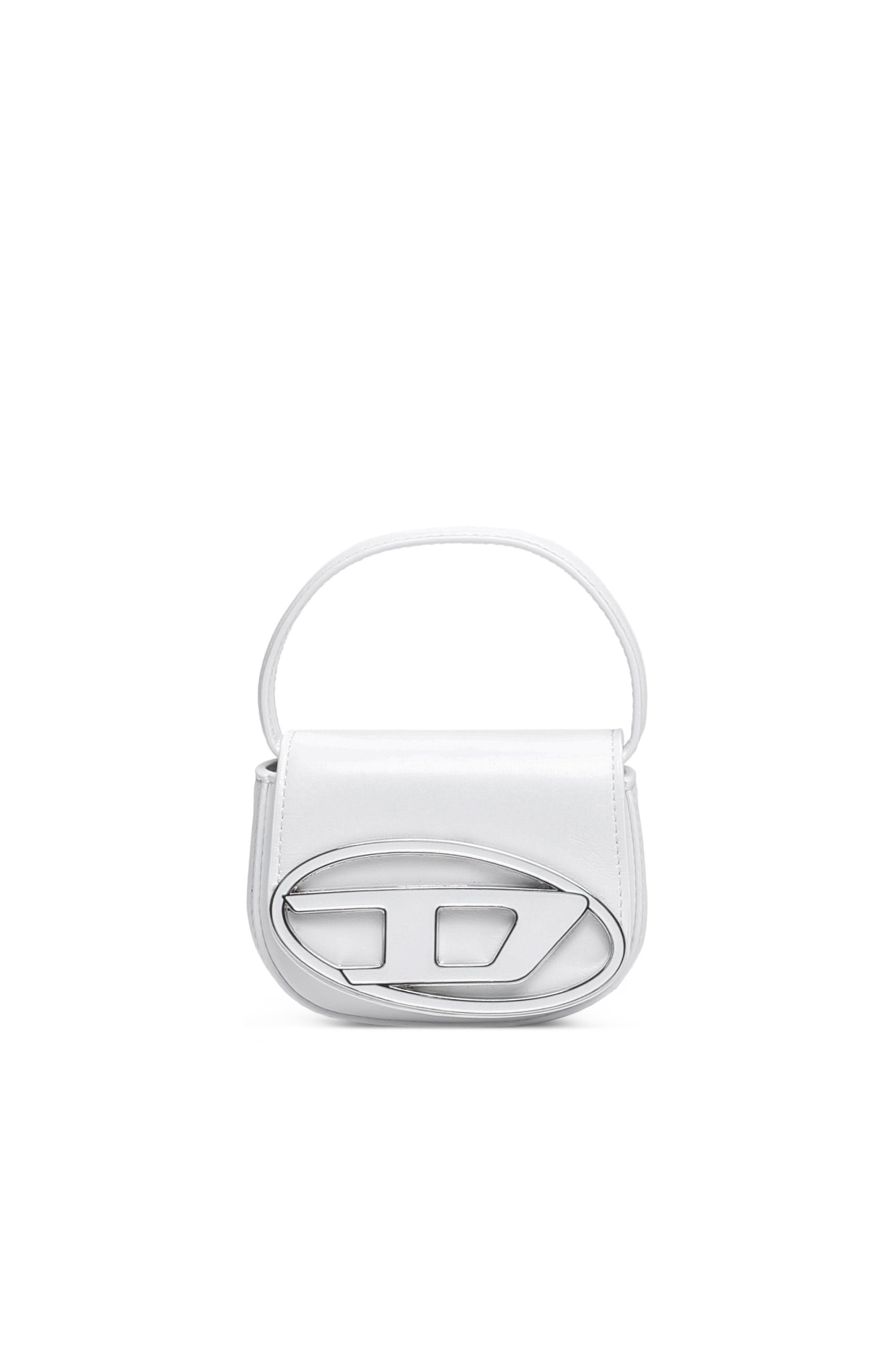 Diesel - 1DR XS, Woman's 1DR XS-Iconic mini bag with D logo plaque in White - 1