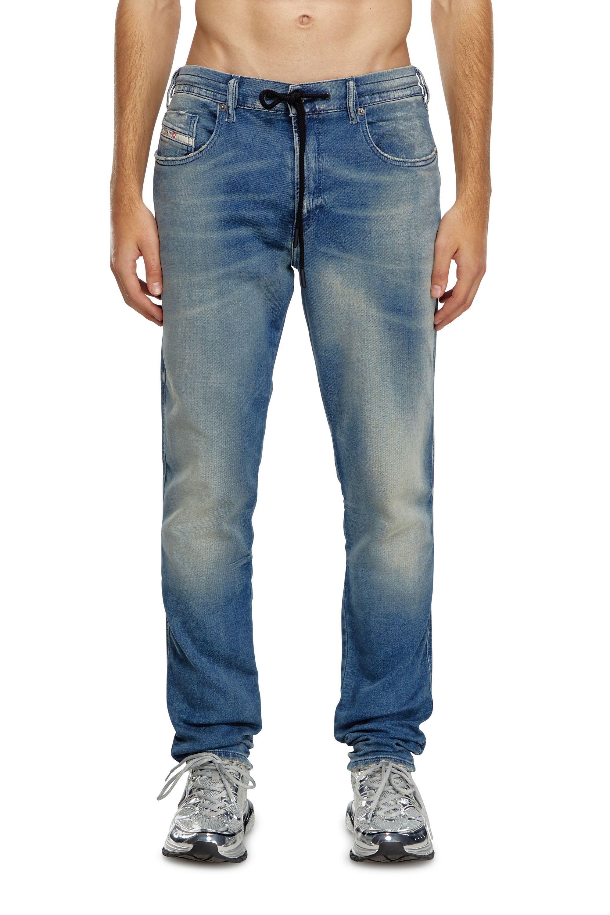 Diesel - Man's Slim 2060 D-Strukt Joggjeans® 068MG, Medium blue - 1