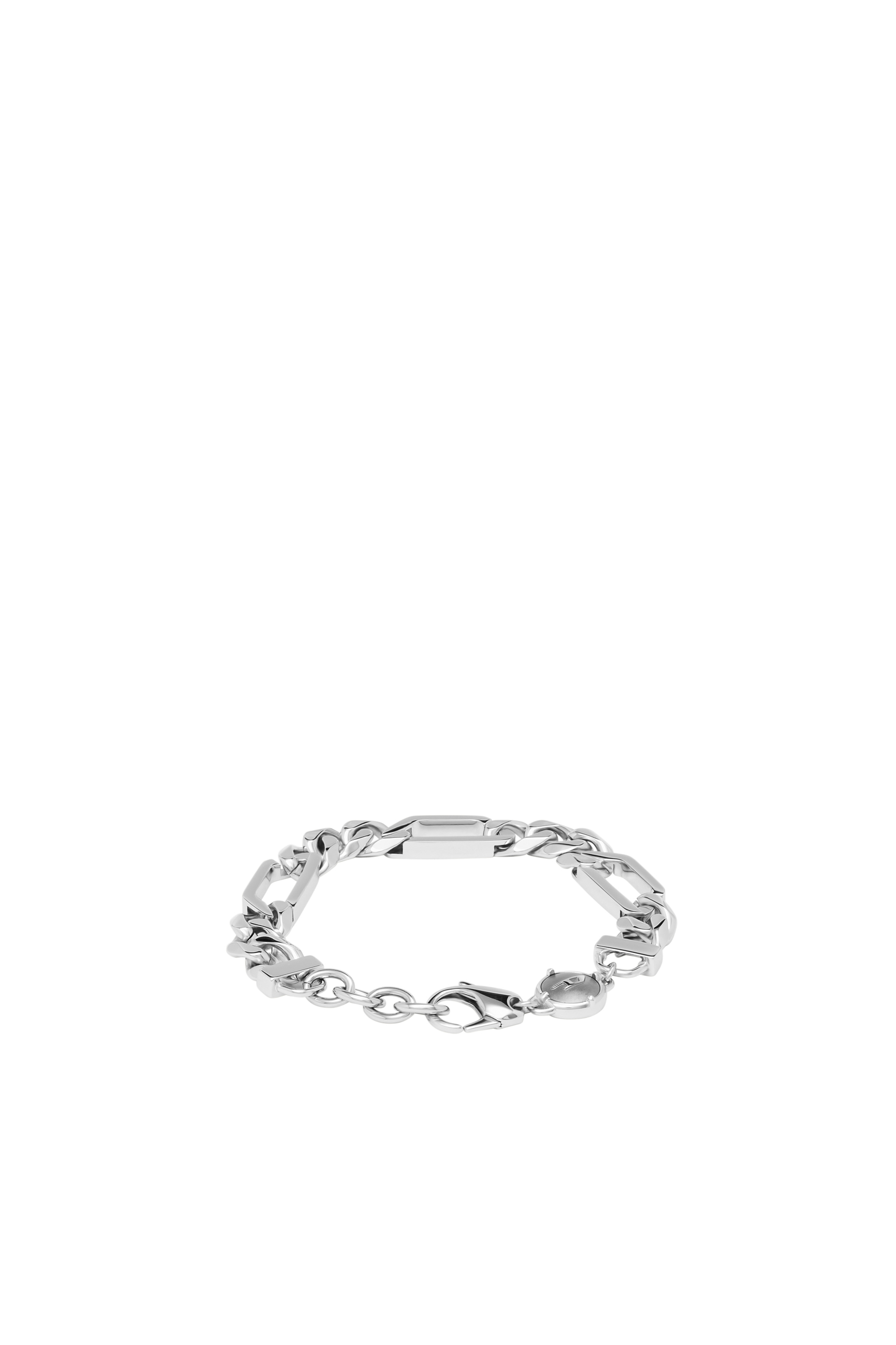 Diesel - DX1351, Pulsera de cadena de acero inoxidable Unisex in Plateado - 2