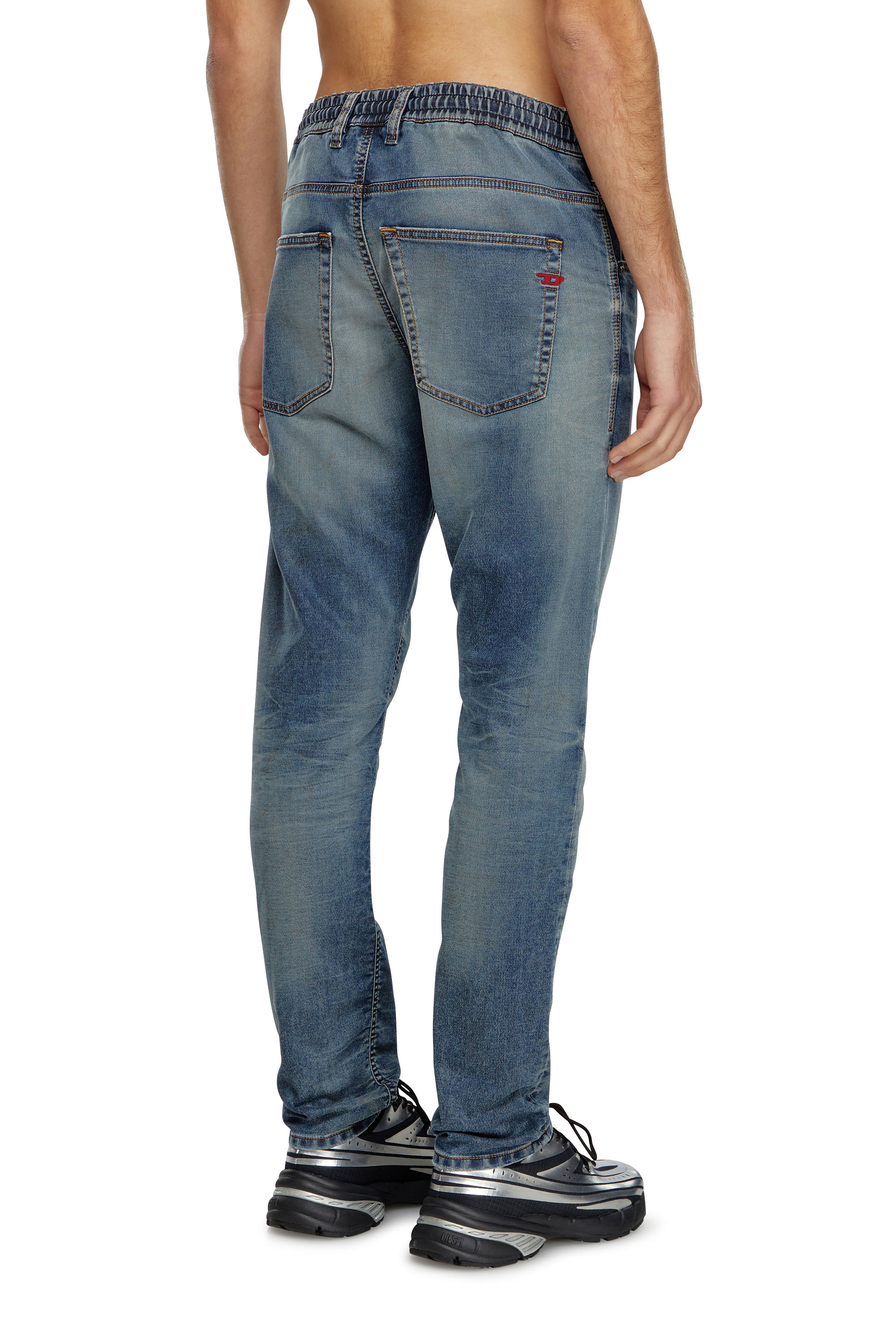 Diesel - Regular 2030 D-Krooley Joggjeans® 068LZ Hombre, Azul medio - 4