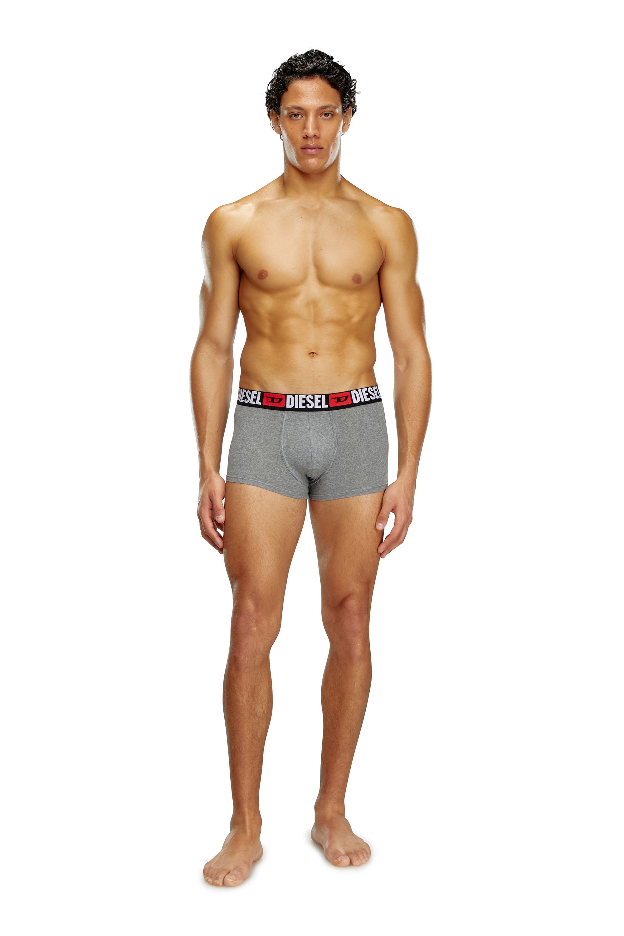 Diesel - UMBX-DAMIENTHREEPACK, Set de tres calzoncillos bóxer con logotipo en la cintura Hombre in Multicolor - 4