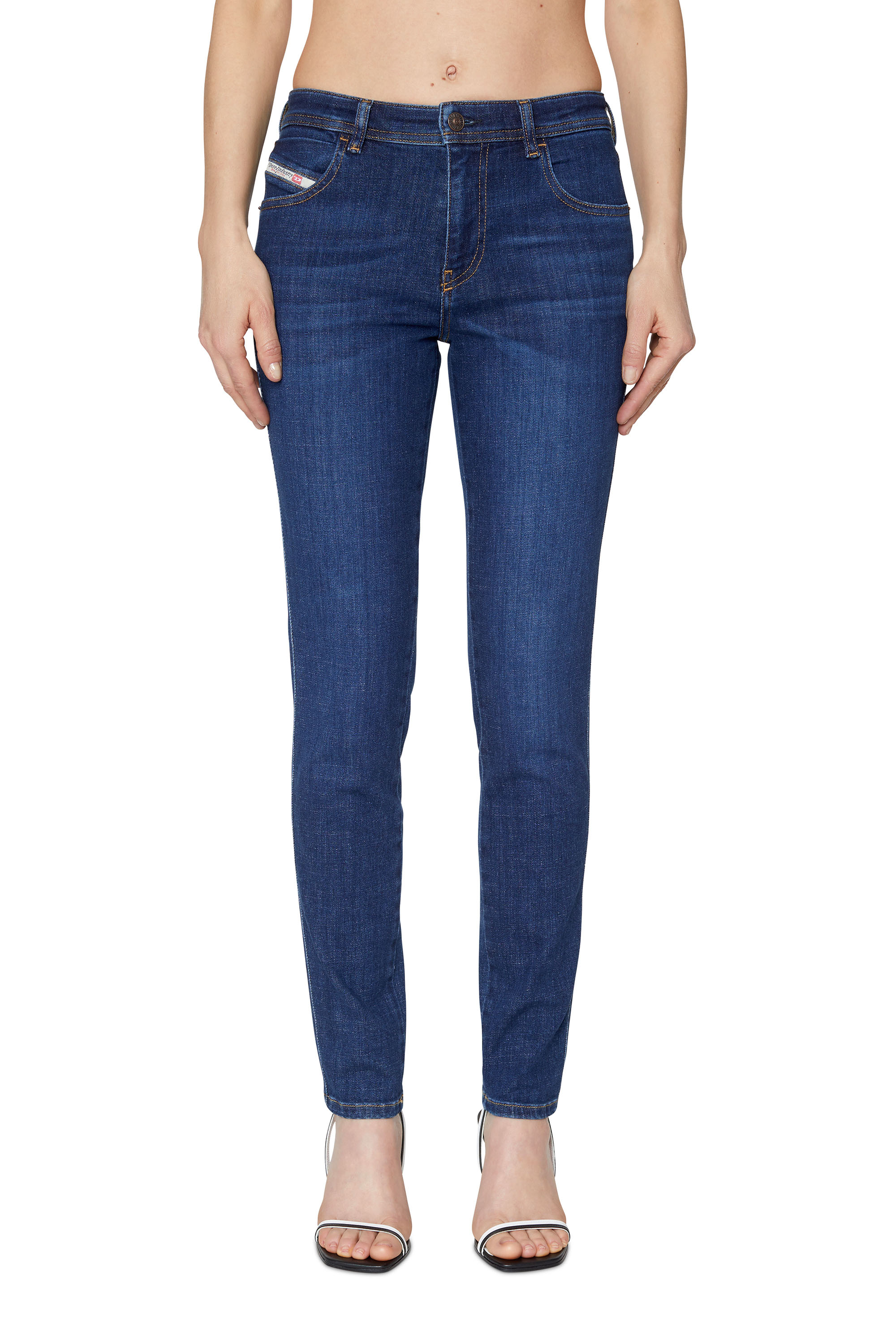 Diesel - Woman's Skinny Jeans 2015 Babhila 09C58, Dark Blue - 1