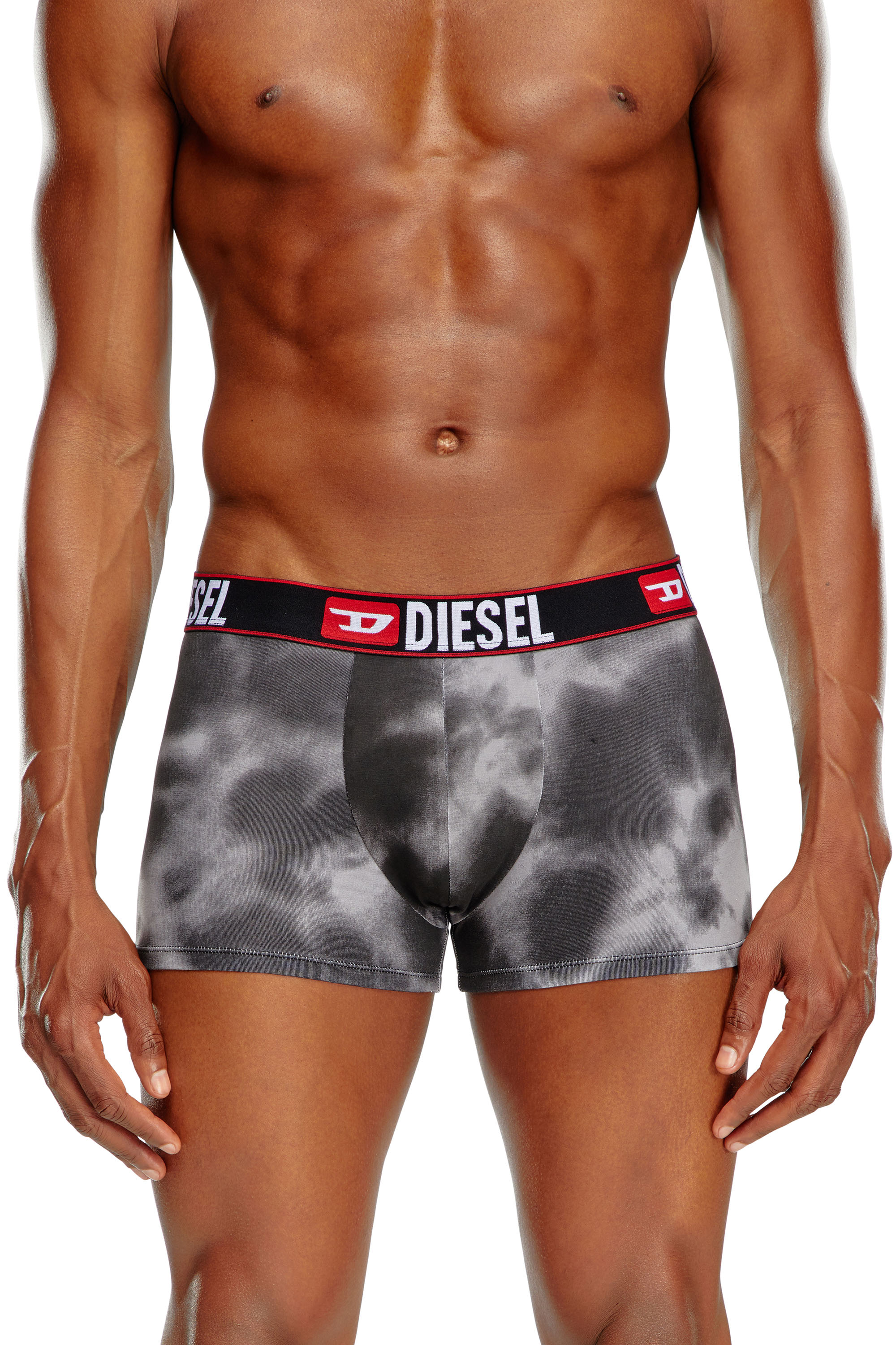 Diesel - UMBX-DAMIENTHREEPACK, Man's 3-pack of boxer briefs with cloudy motif in Black/Grey - 2