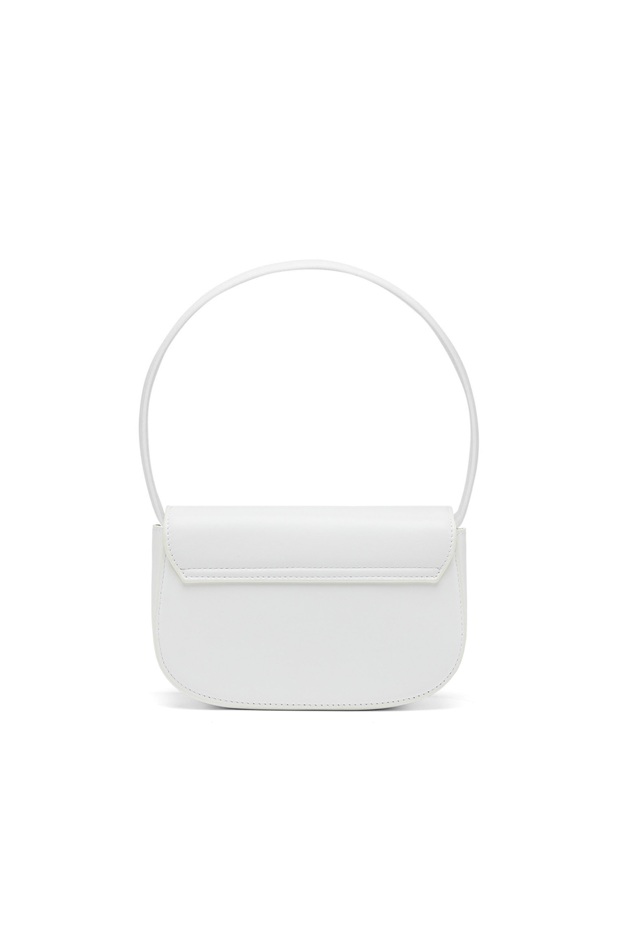 Diesel - 1DR, Woman's 1DR-Iconic shoulder bag in nappa leather in White - 2