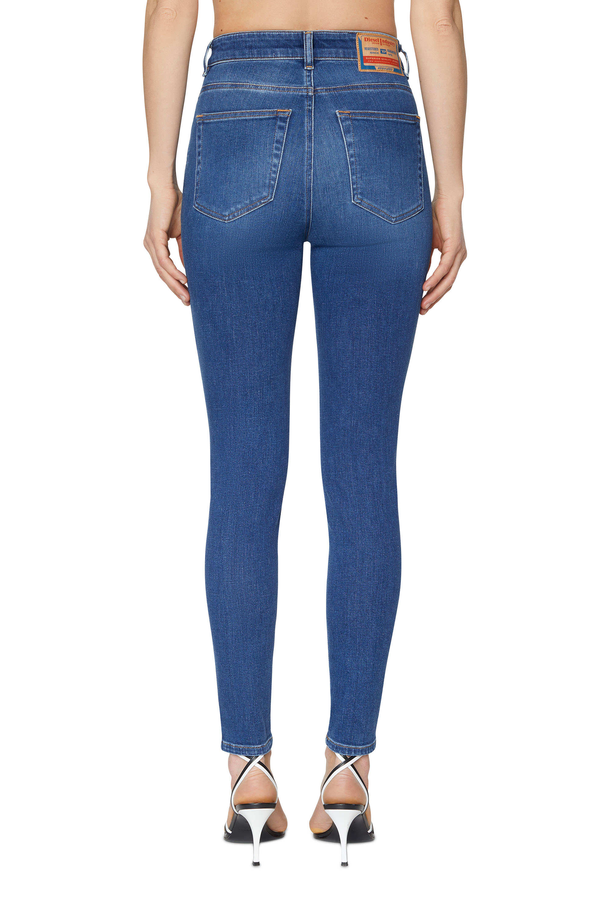 Diesel - Super skinny Jeans 1984 Slandy-High 09C21, Woman's Super Skinny Jeans - 1984 Slandy-High in Medium blue - 5