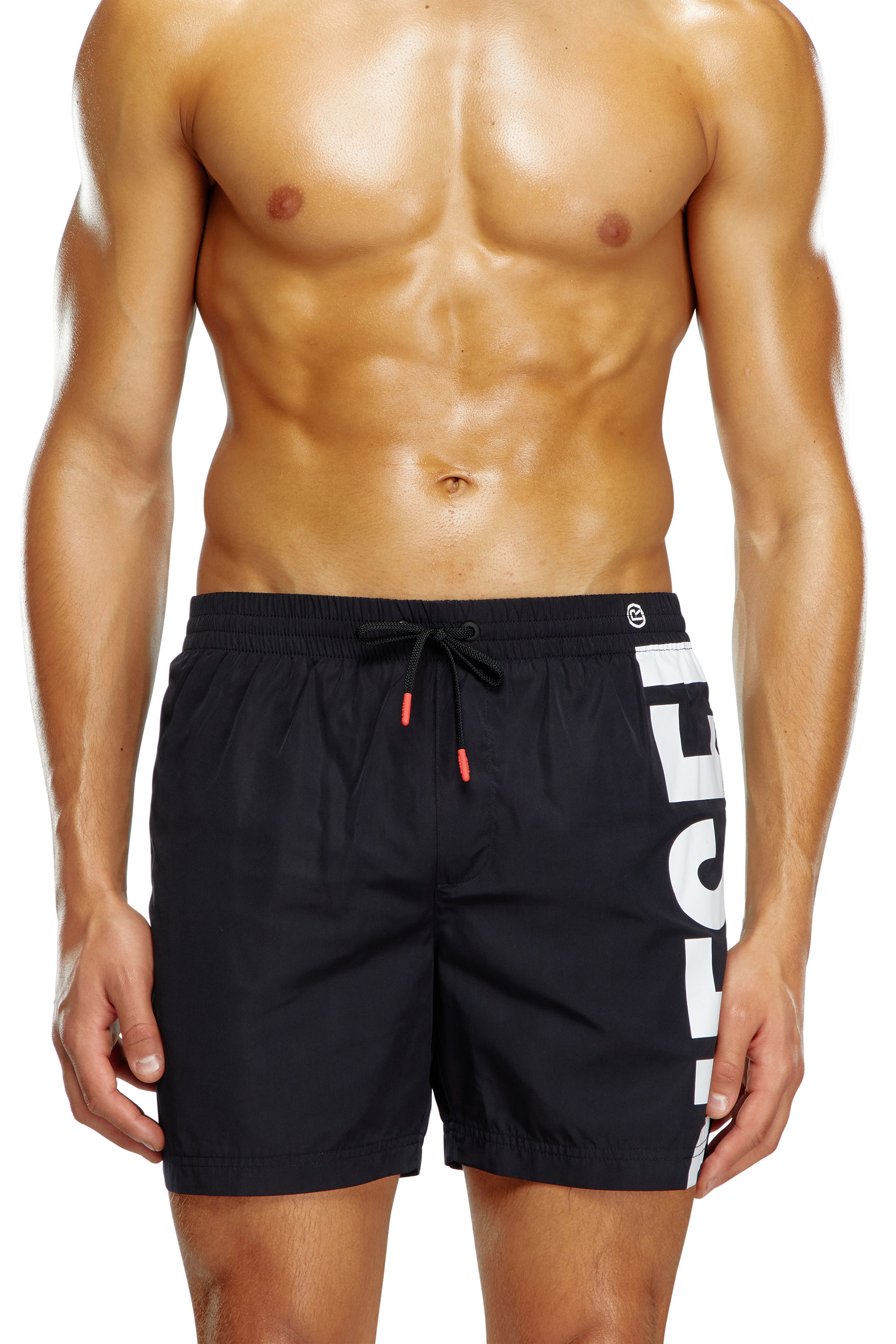 Diesel - BMBX-RIO-41, Boardshorts con estampado del logotipo en el lateral Hombre in Negro - 2