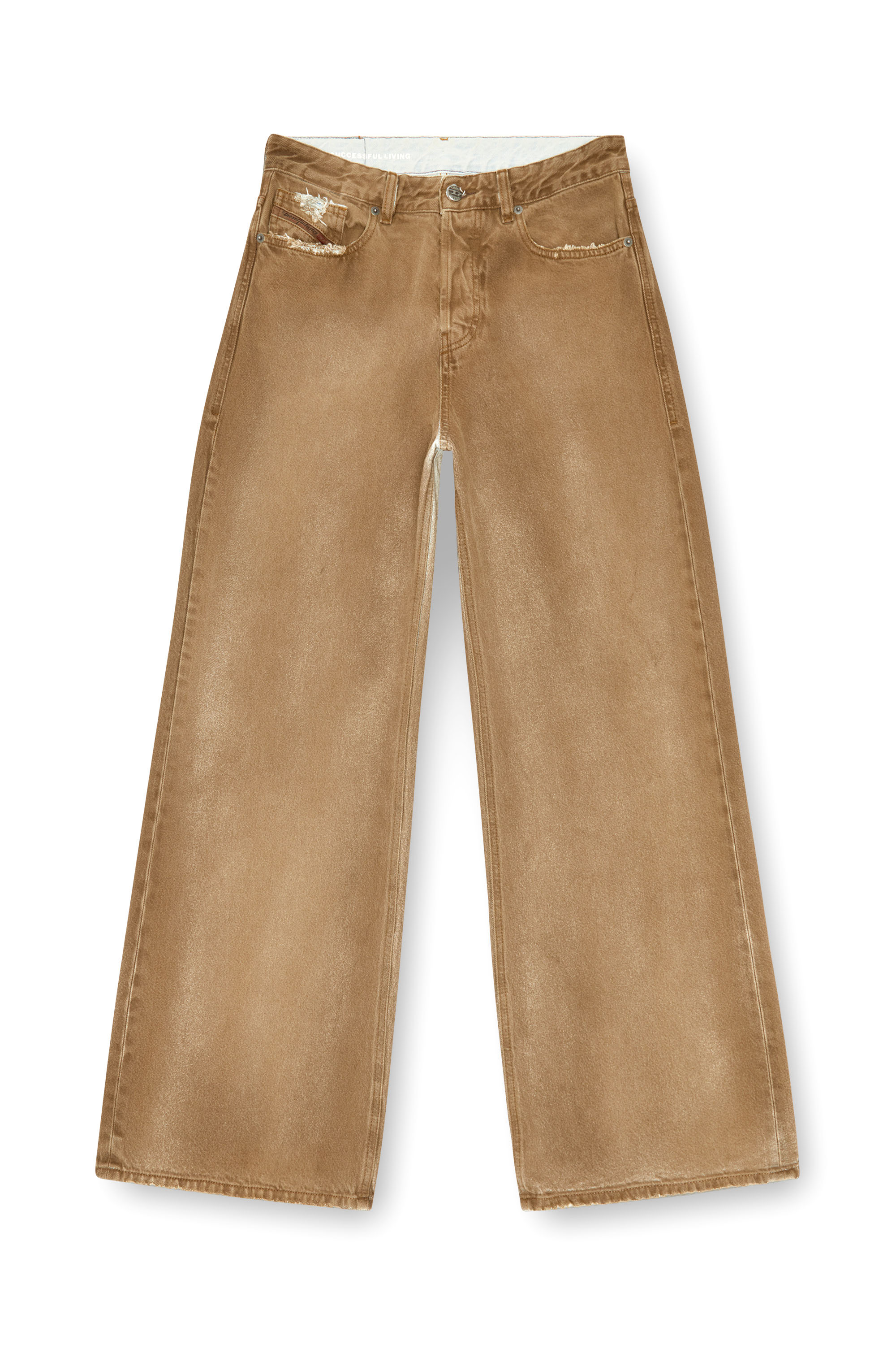 Diesel - Relaxed Jeans 1996 D-Sire 09J82 Mujer, Marrón Claro - 3