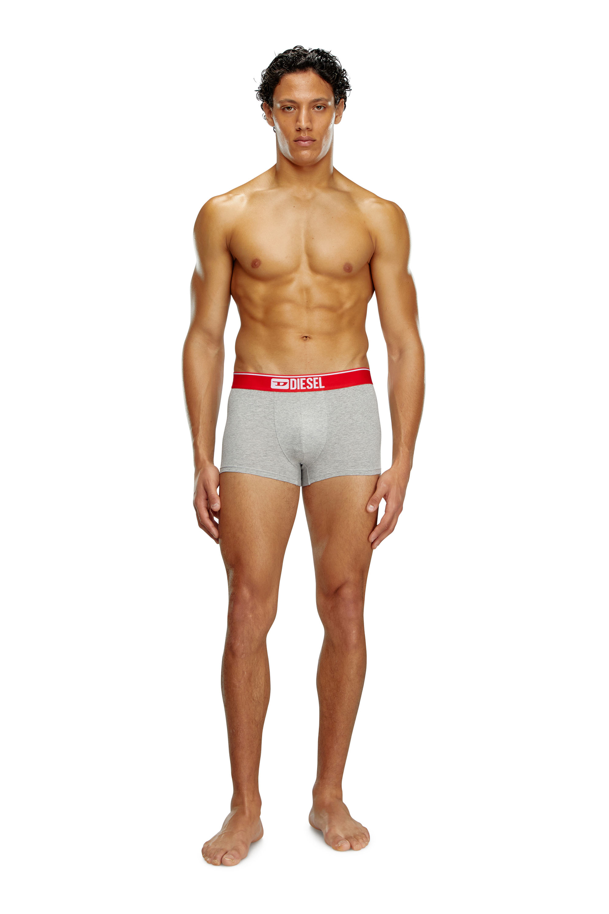 Diesel - UMBX-DAMIENTHREEPACK, Paquete de tres bóxers ajustados lisos Hombre in Multicolor - 4