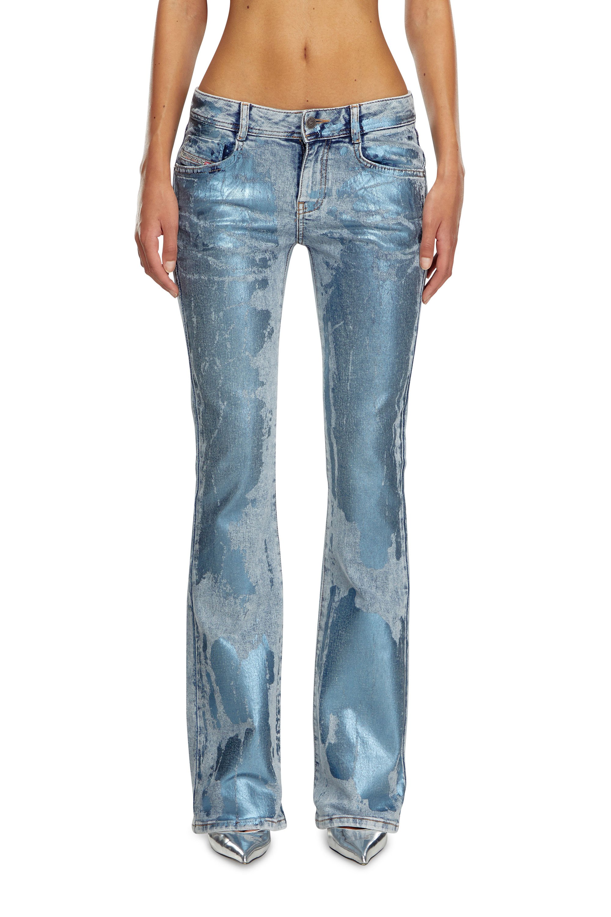 Diesel - Woman's Bootcut Jeans 1969 D-Ebbey 0AJEU, Light Blue - 2