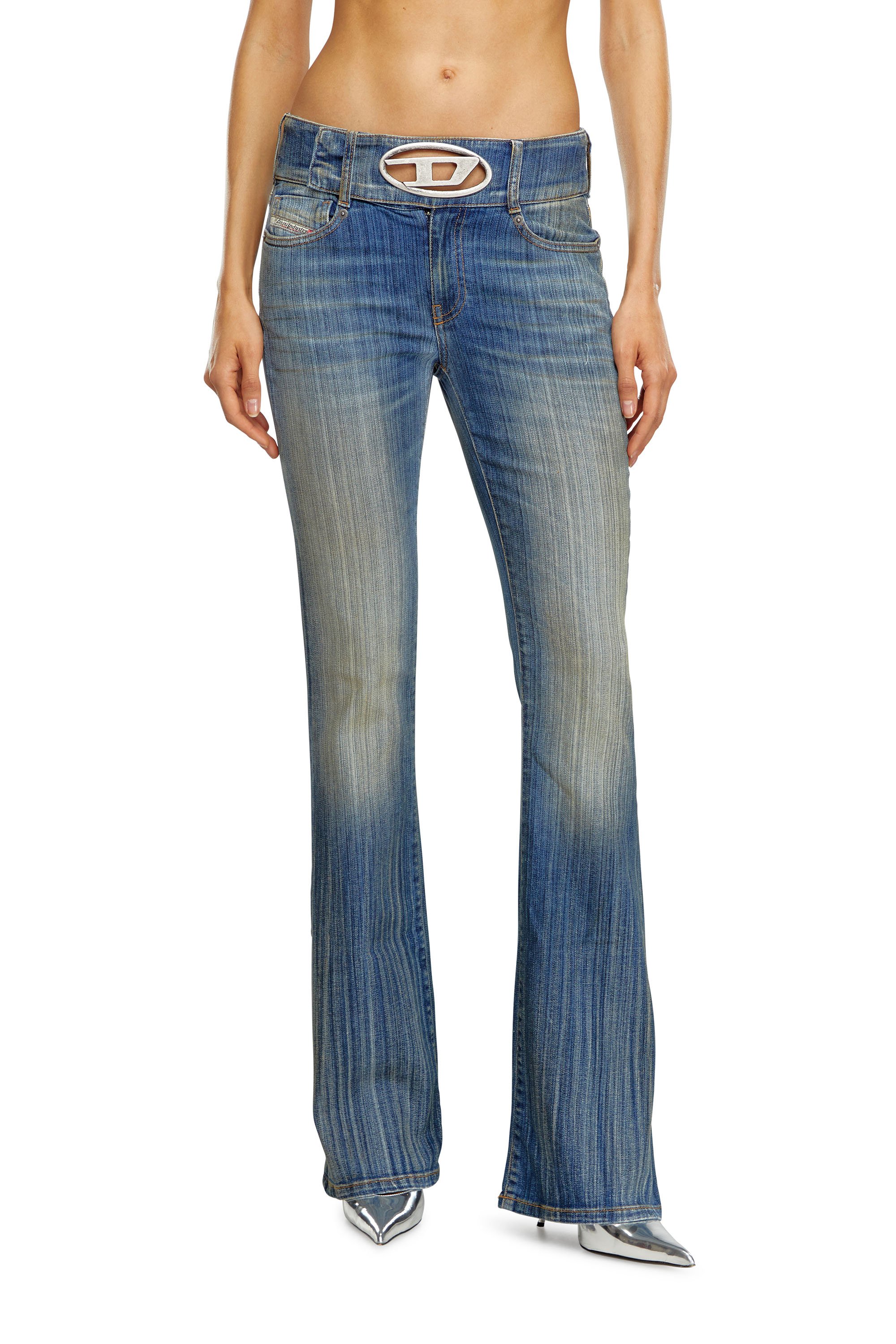 Diesel - Bootcut Jeans D-Propol 0CBCX Mujer, Azul medio - 1