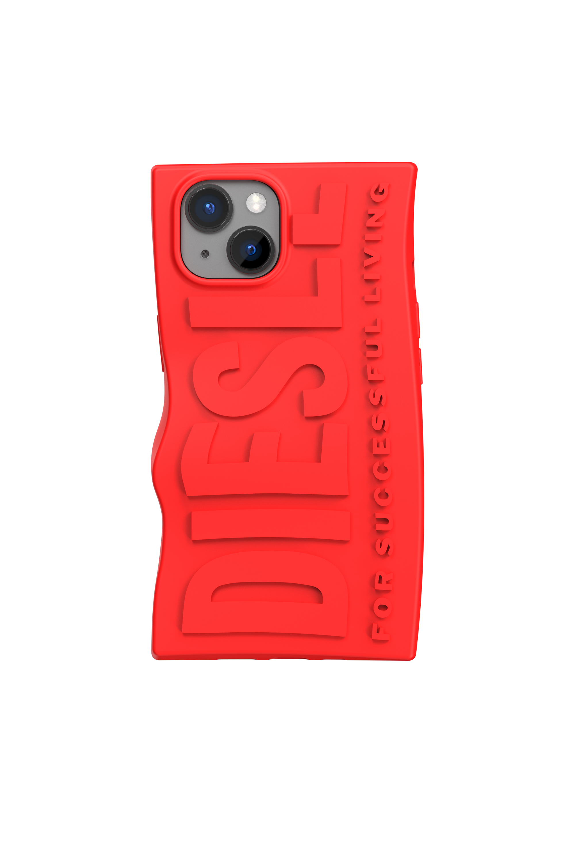 Diesel - 54115 MOULDED CASE, Funda D By iPhone 13/iPhone 14 Unisex in Rojo - 2