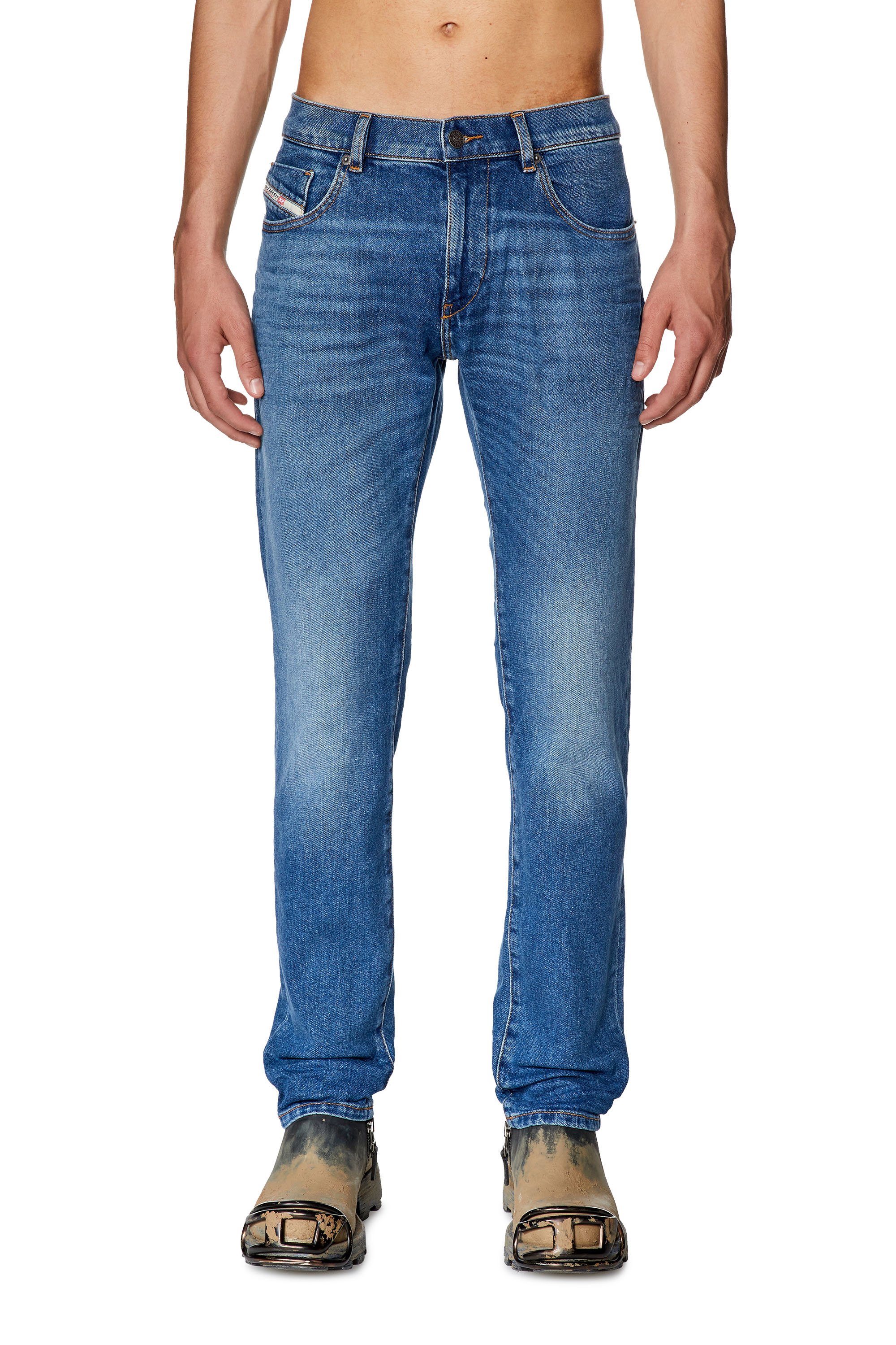 Diesel - Man's Slim Jeans 2019 D-Strukt 0ENAT, Medium blue - 1