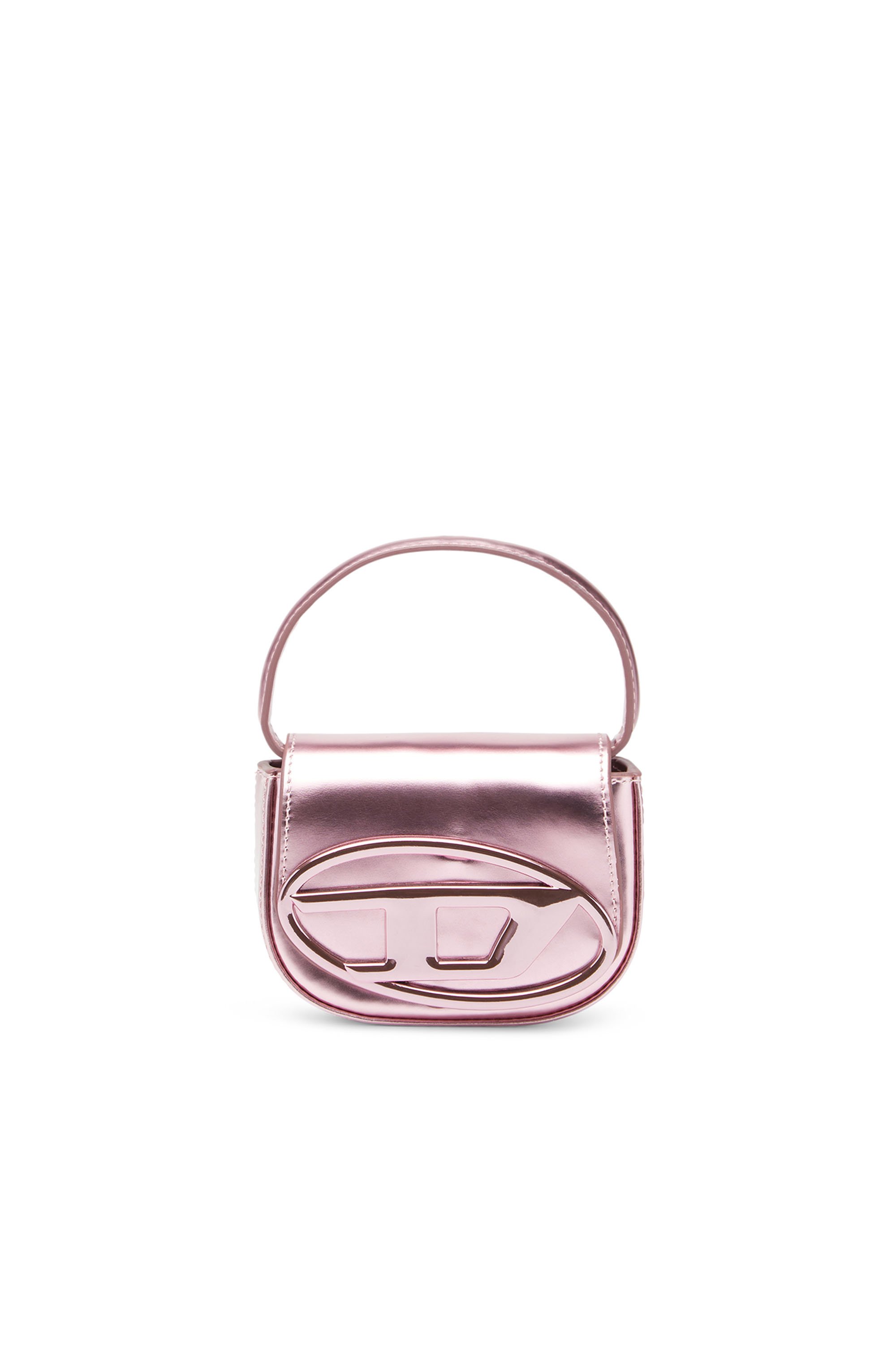 Diesel - 1DR-XS-S, Woman's 1DR-XS-S-Iconic mini bag in mirrored leather in Pink - 2