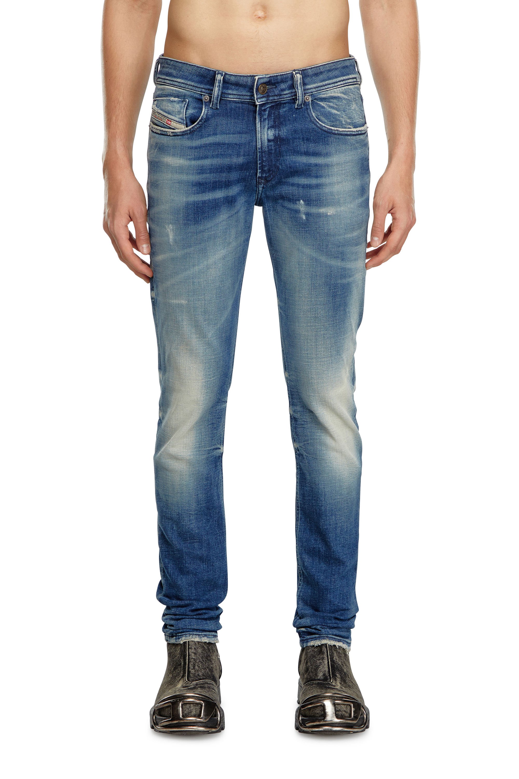 Diesel - Skinny Jeans 1979 Sleenker 09J24 Hombre, Azul medio - 1