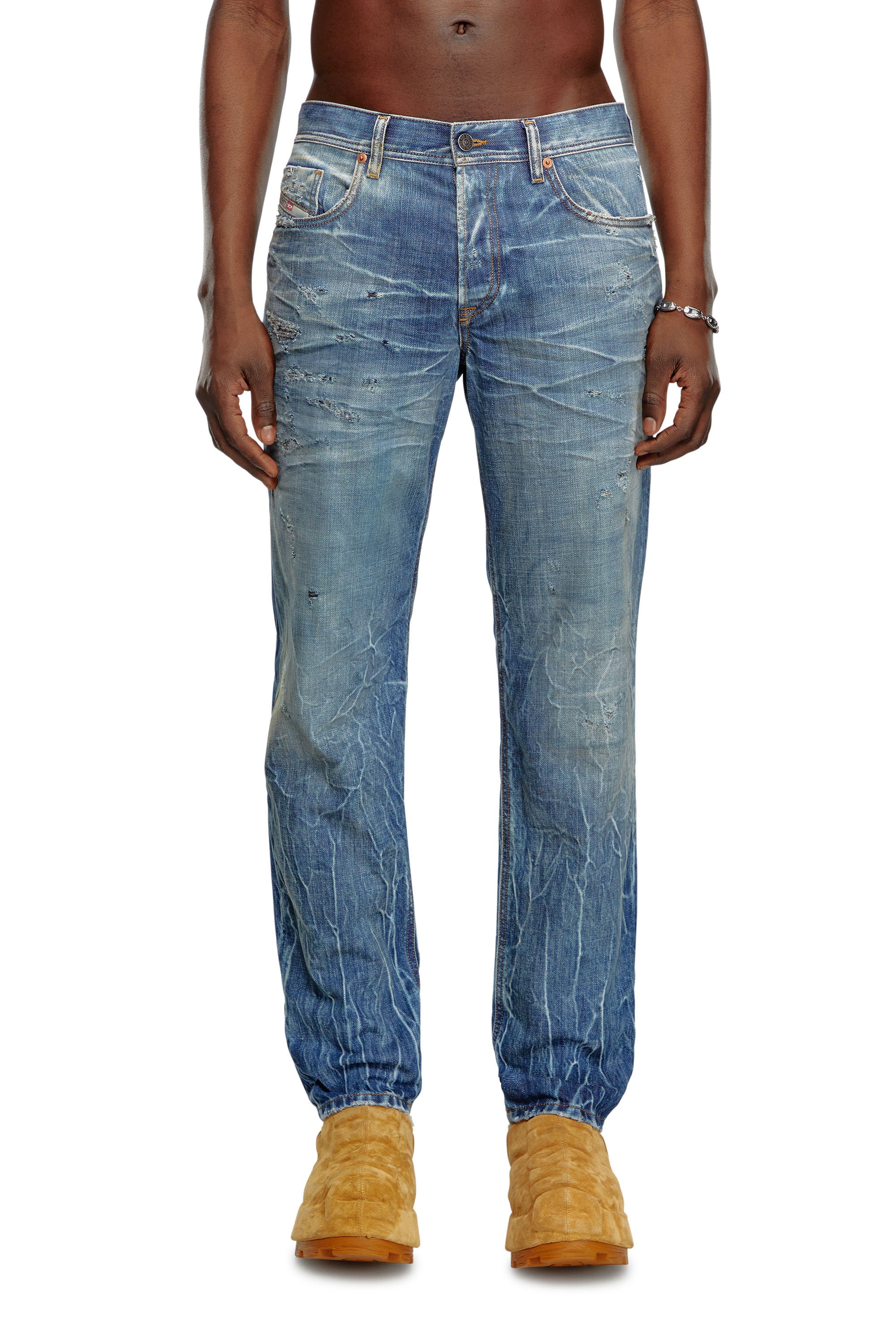 Diesel - Regular Jeans 2023 D-Finitive 09K37 Hombre, Azul medio - 1