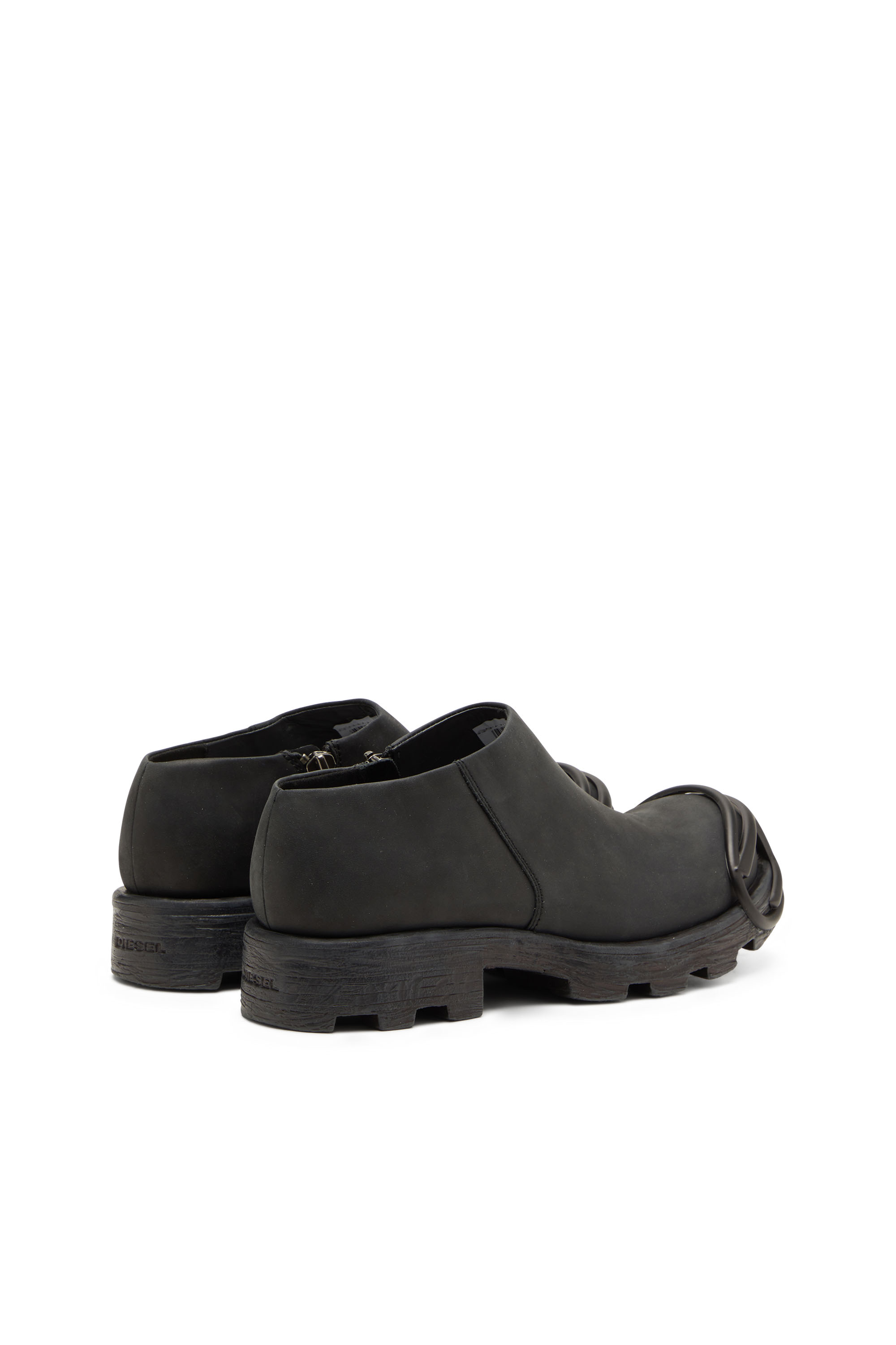 Diesel - D-HAMMER AB D, Man's D-Hammer Ab D Boots - Low-cut boots with oval D toe guard in Black - 3