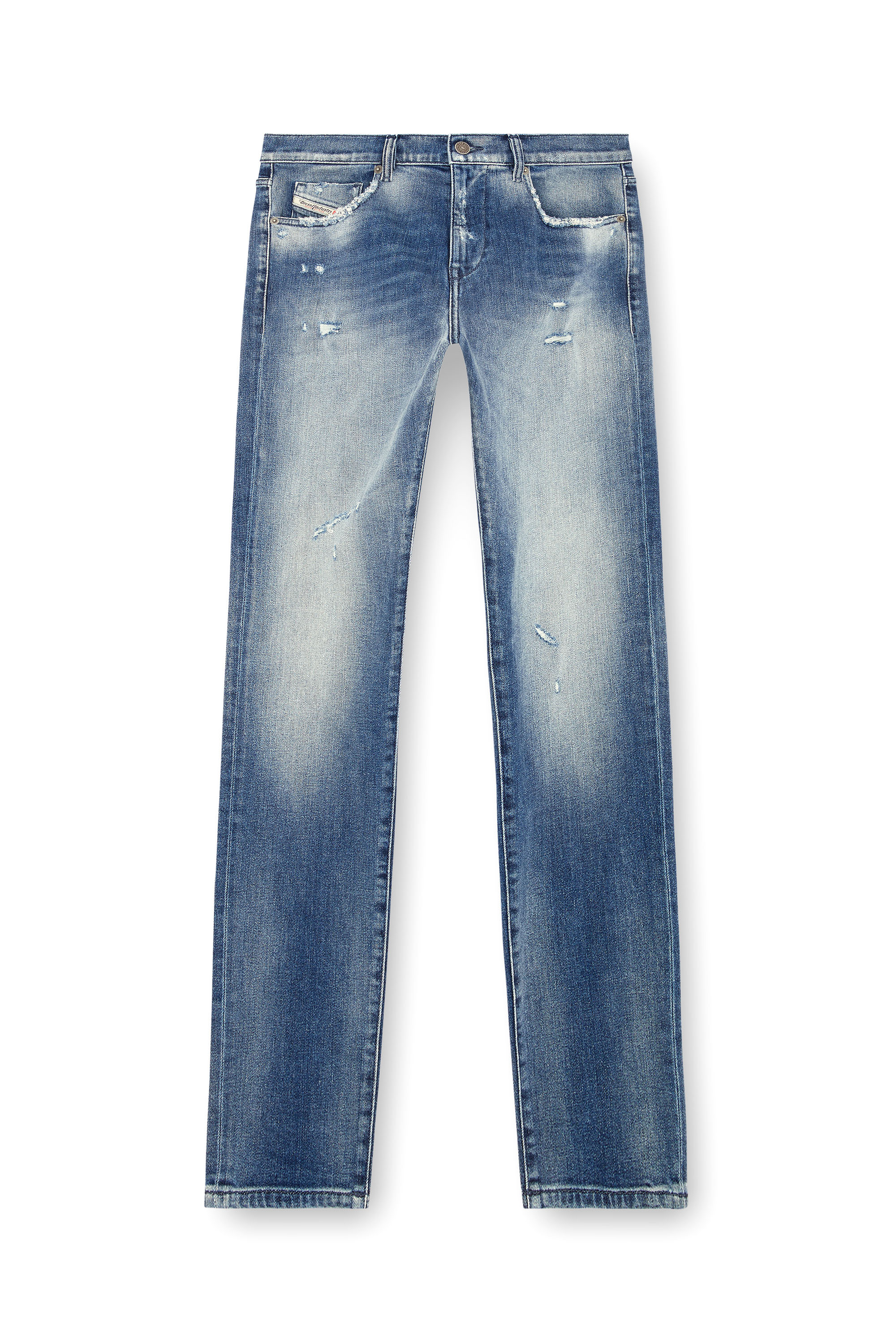 Diesel - Man's Slim Jeans 2019 D-Strukt 09J61, Medium blue - 5