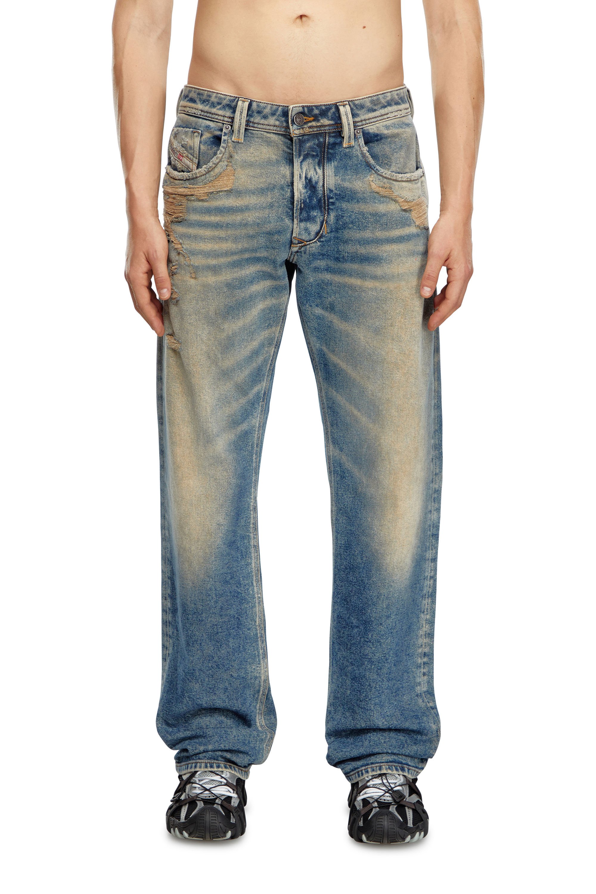 Diesel - Regular Jeans 1985 Larkee 09K32 Hombre, Azul medio - 1