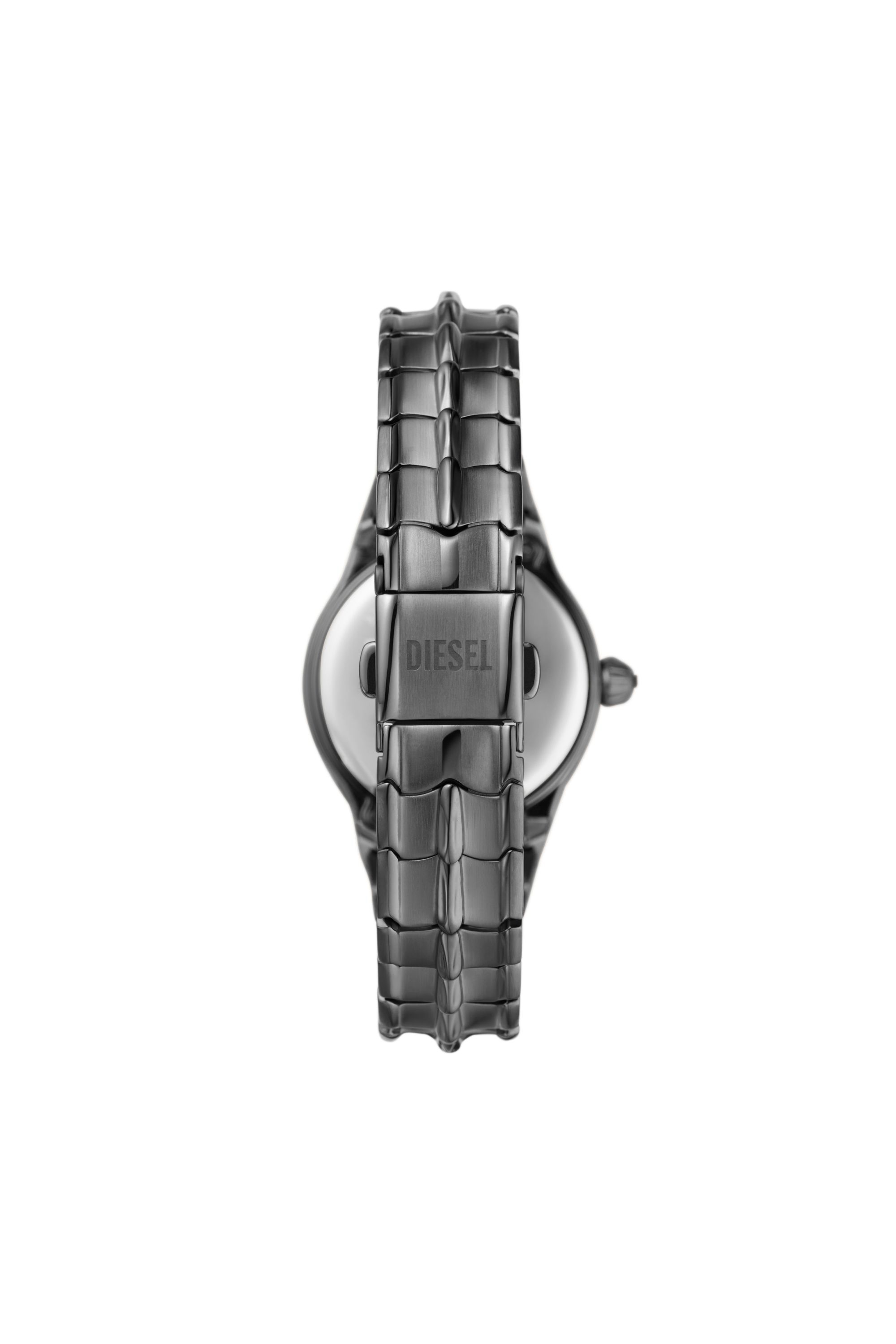 Diesel - DZ5603, Reloj Vert de acero inoxidable en gris plomo con movimiento de tres agujas Mujer in Gris - 2