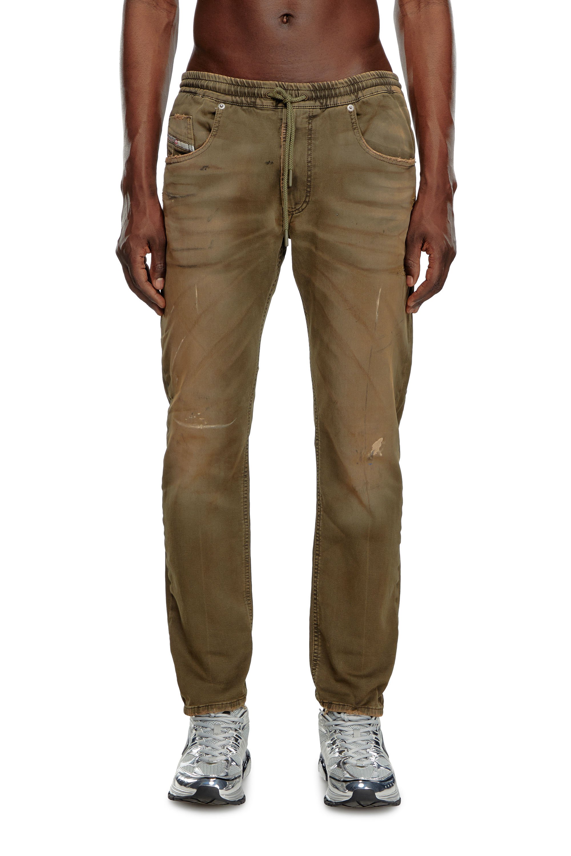 Diesel - Regular 2030 D-Krooley Joggjeans® 068LW Hombre, Verde Militar - 1