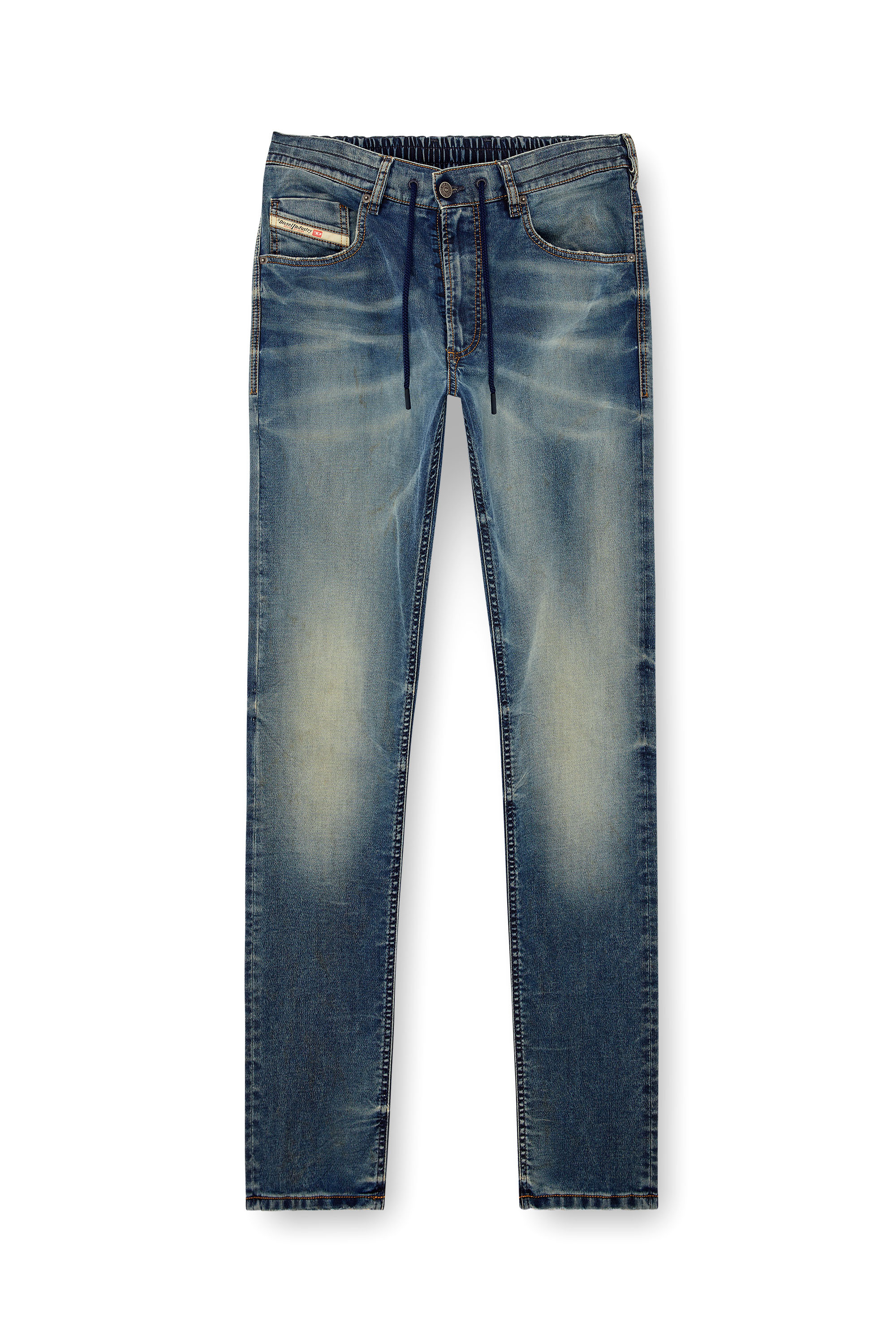 Diesel - Regular 2030 D-Krooley Joggjeans® 068LZ Hombre, Azul medio - 3