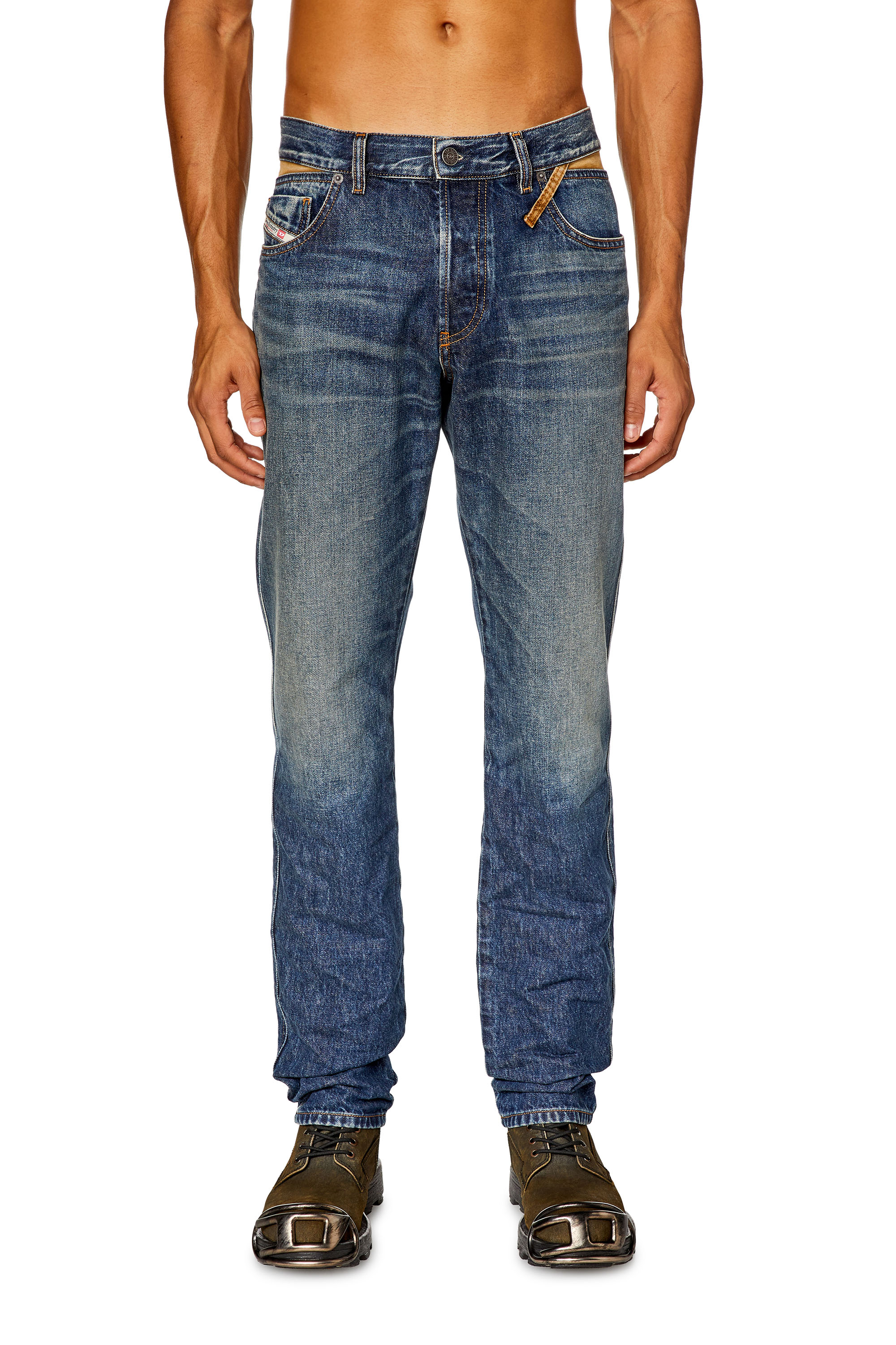 Diesel - Man's Slim Jeans 1995 D-Sark 09I36, Dark Blue - 1