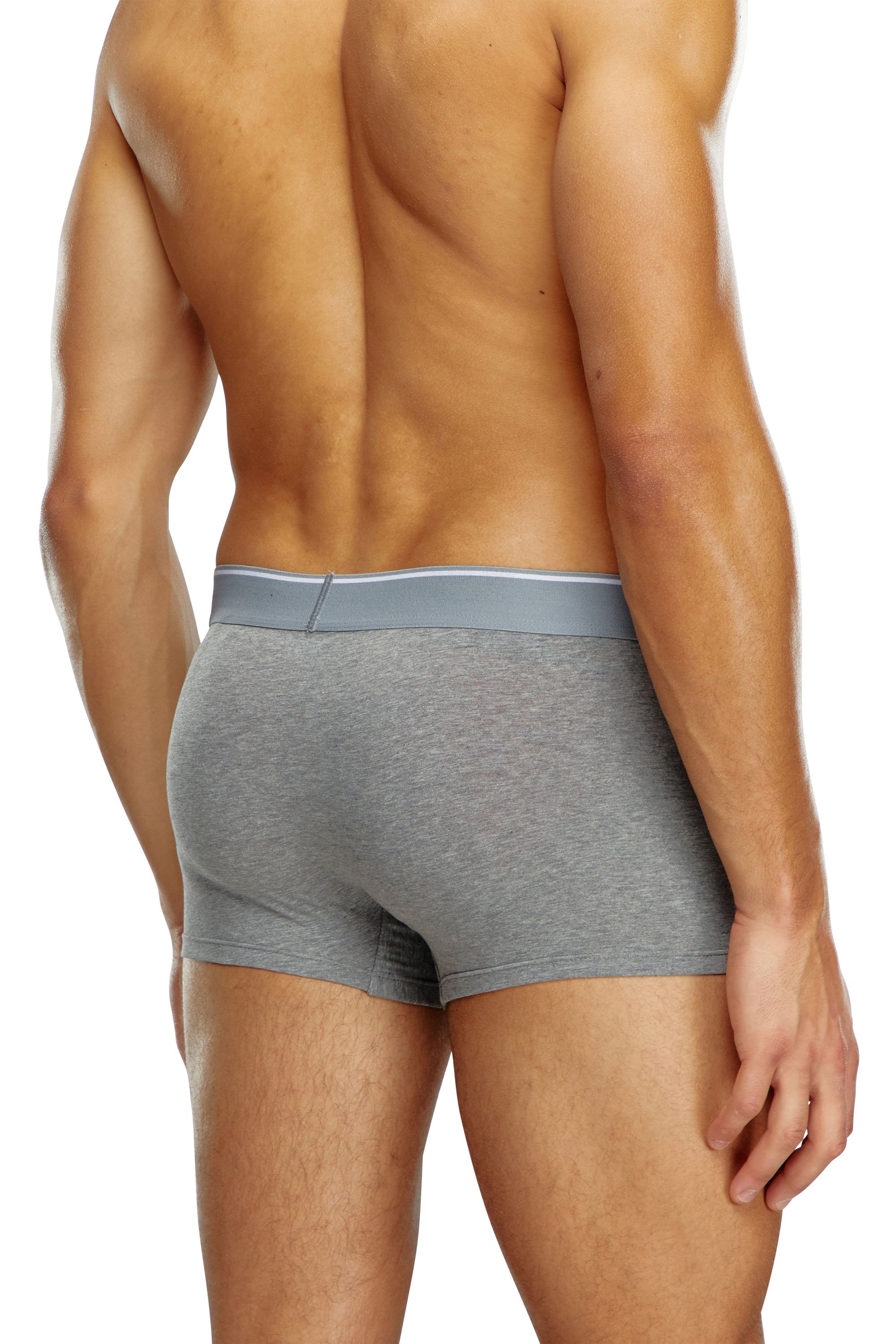 Diesel - UMBX-DAMIENTHREEPACK, Man's Three-pack of plain boxer briefs in White/Grey - 3