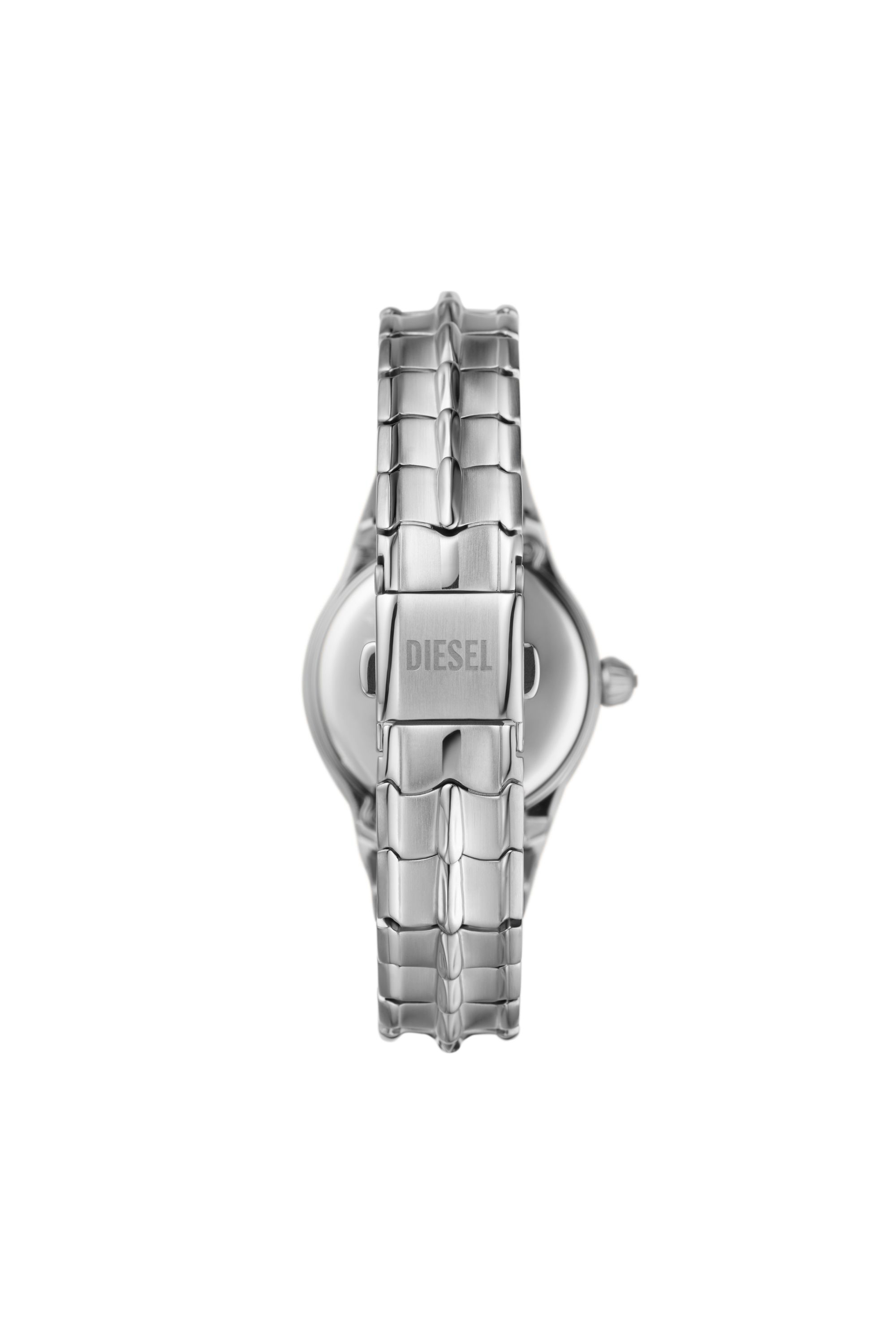 Diesel - DZ5605, Reloj Vert de acero inoxidable con movimiento de tres agujas Mujer in Plateado - 2