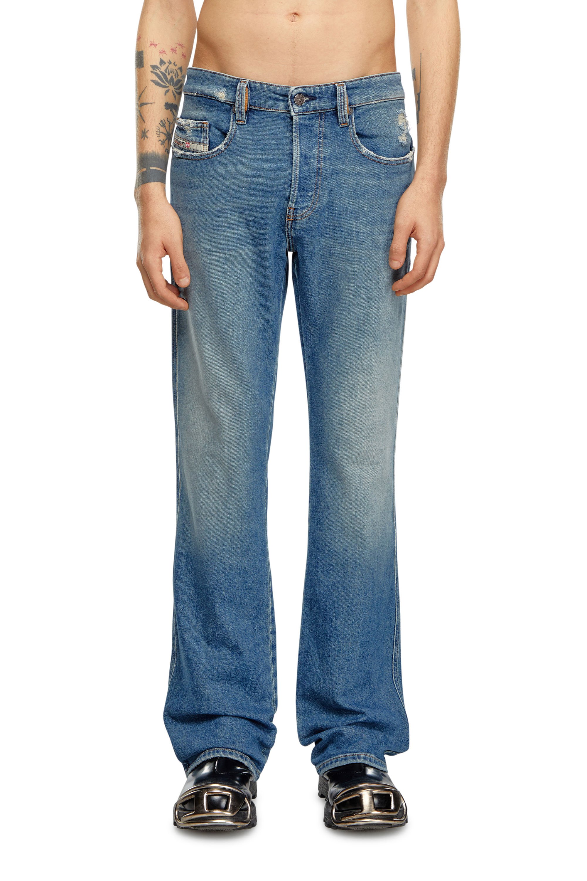 Diesel - Man's Bootcut Jeans 1998 D-Buck 0GRDG, Light Blue - 2