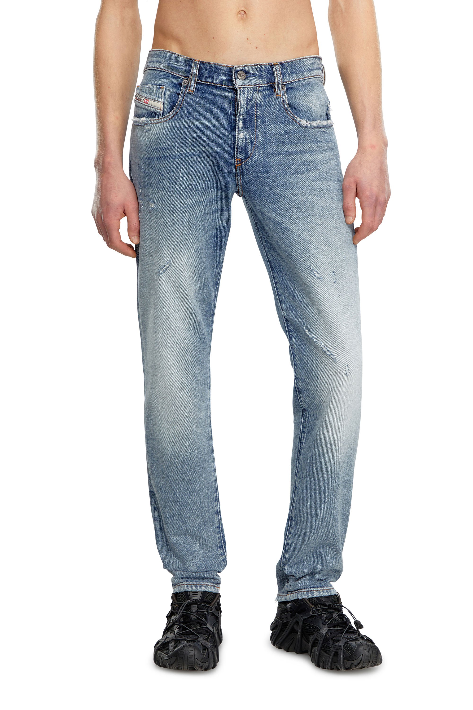 Diesel - Slim Jeans 2019 D-Strukt 09J57 Hombre, Azul medio - 1