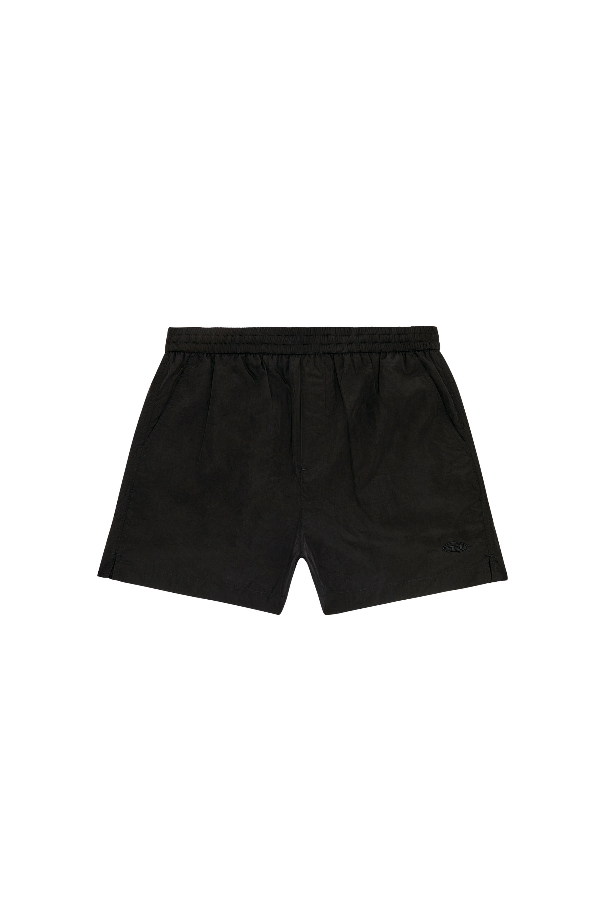 Diesel - BMBX-RIO-41CM-PARACHUTE, Man's Nylon board shorts in Black - 4