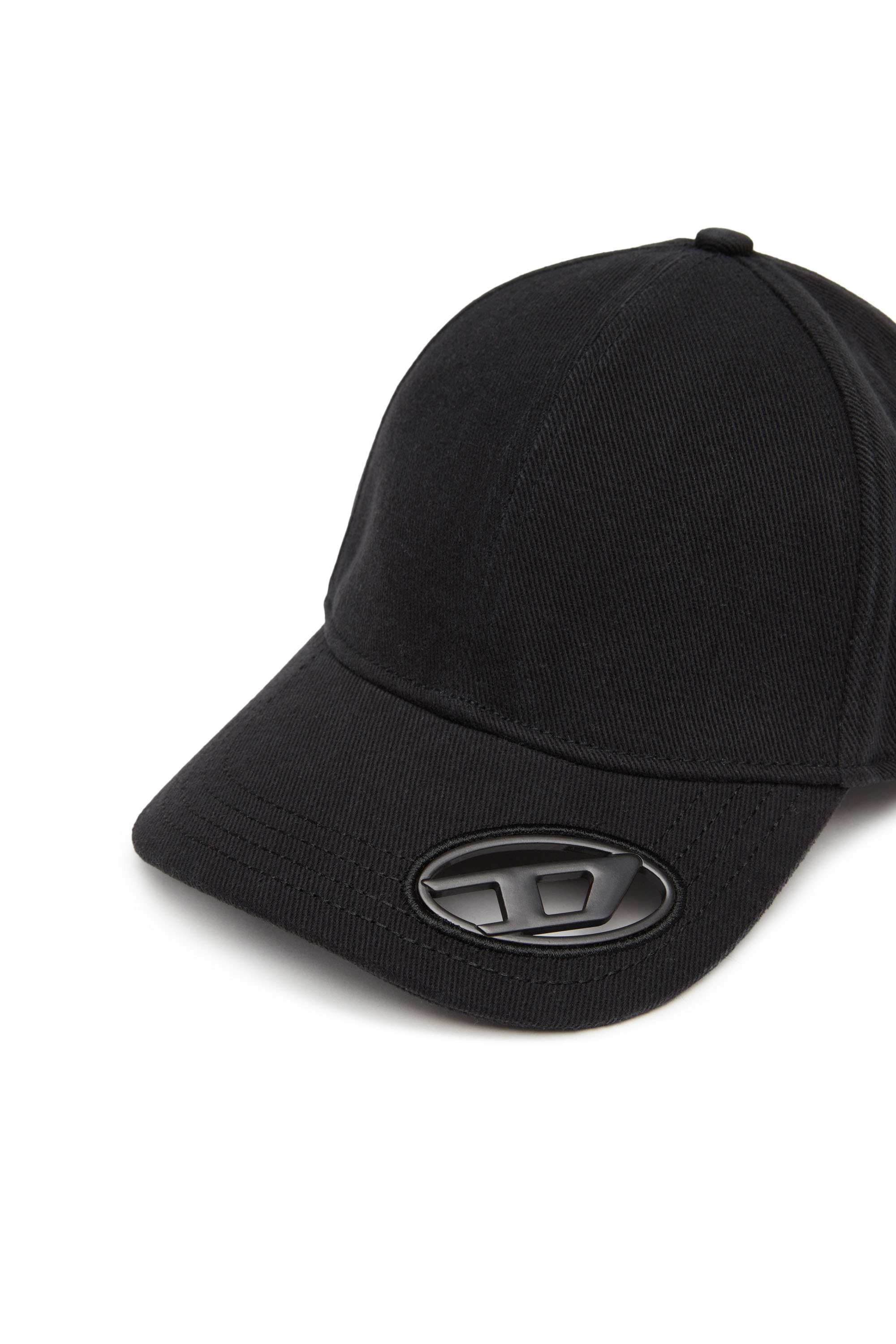 Diesel - C-PLAK, Gorra de béisbol con placa oval D Hombre in Negro - 3