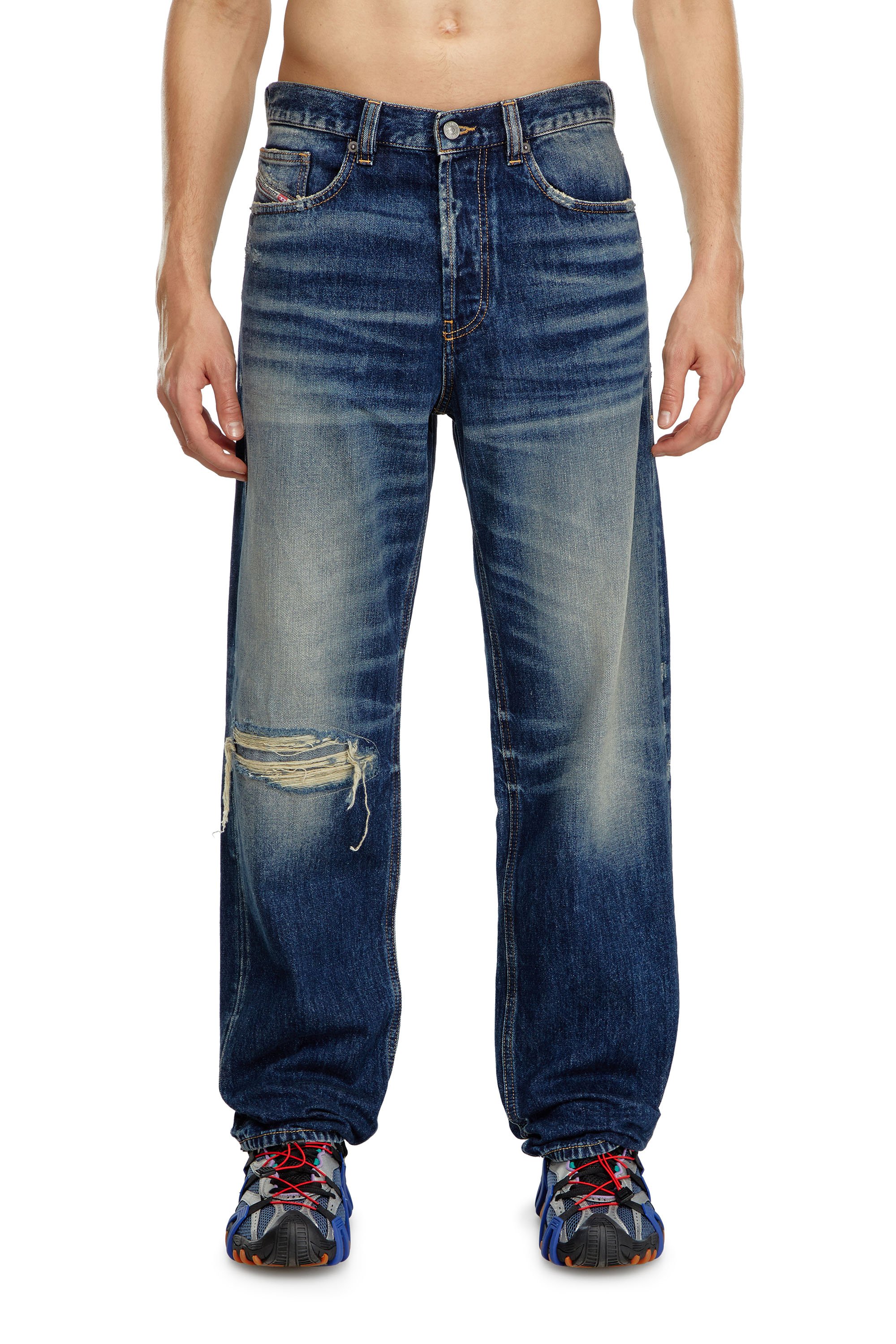 Diesel - Regular Jeans 2010 D-Macs 09J95 Hombre, Azul Oscuro - 1