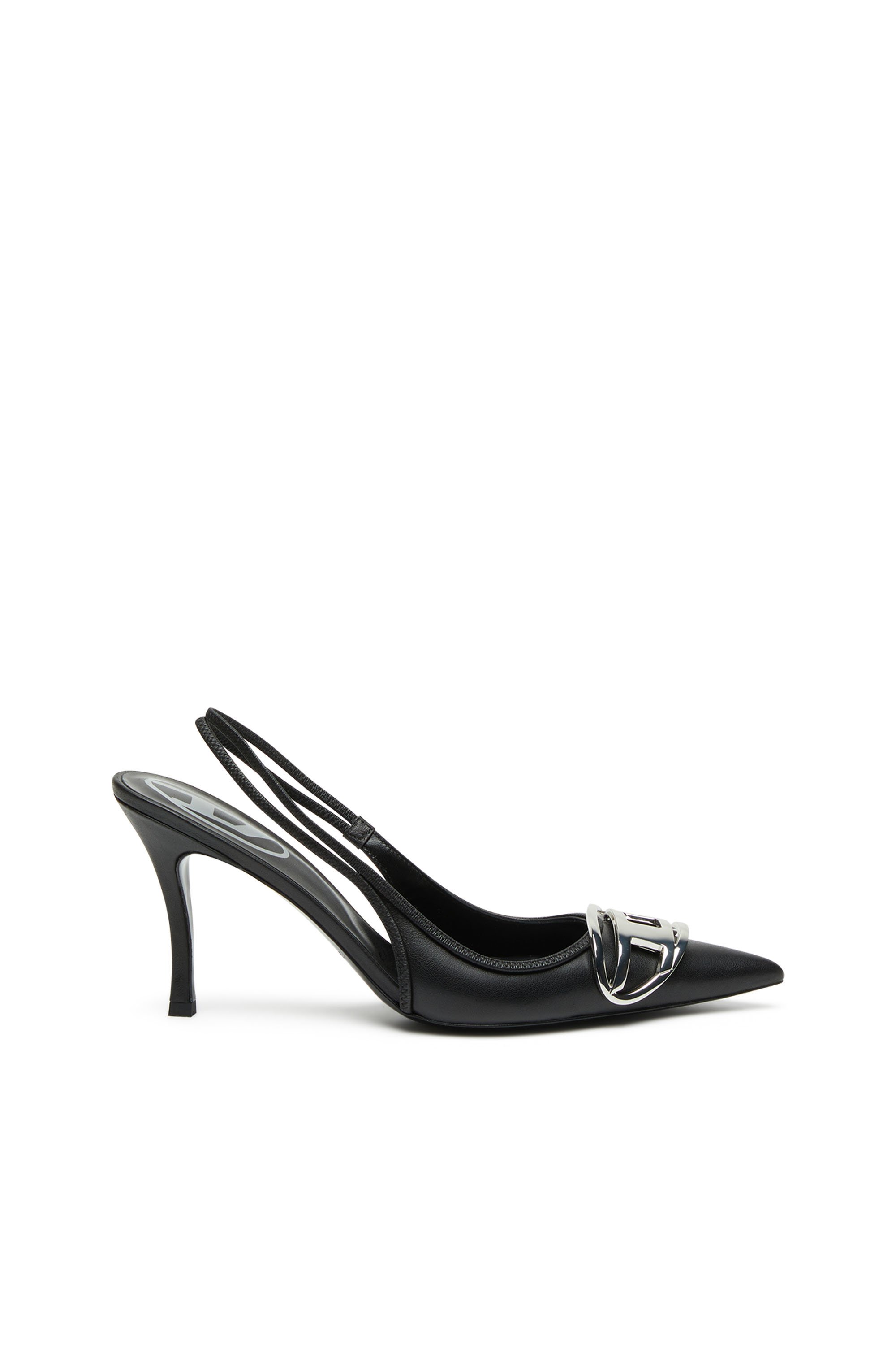 Diesel - D-VENUS SB, Woman's D-Venus-Slingback pumps in nappa leather in Black - 1