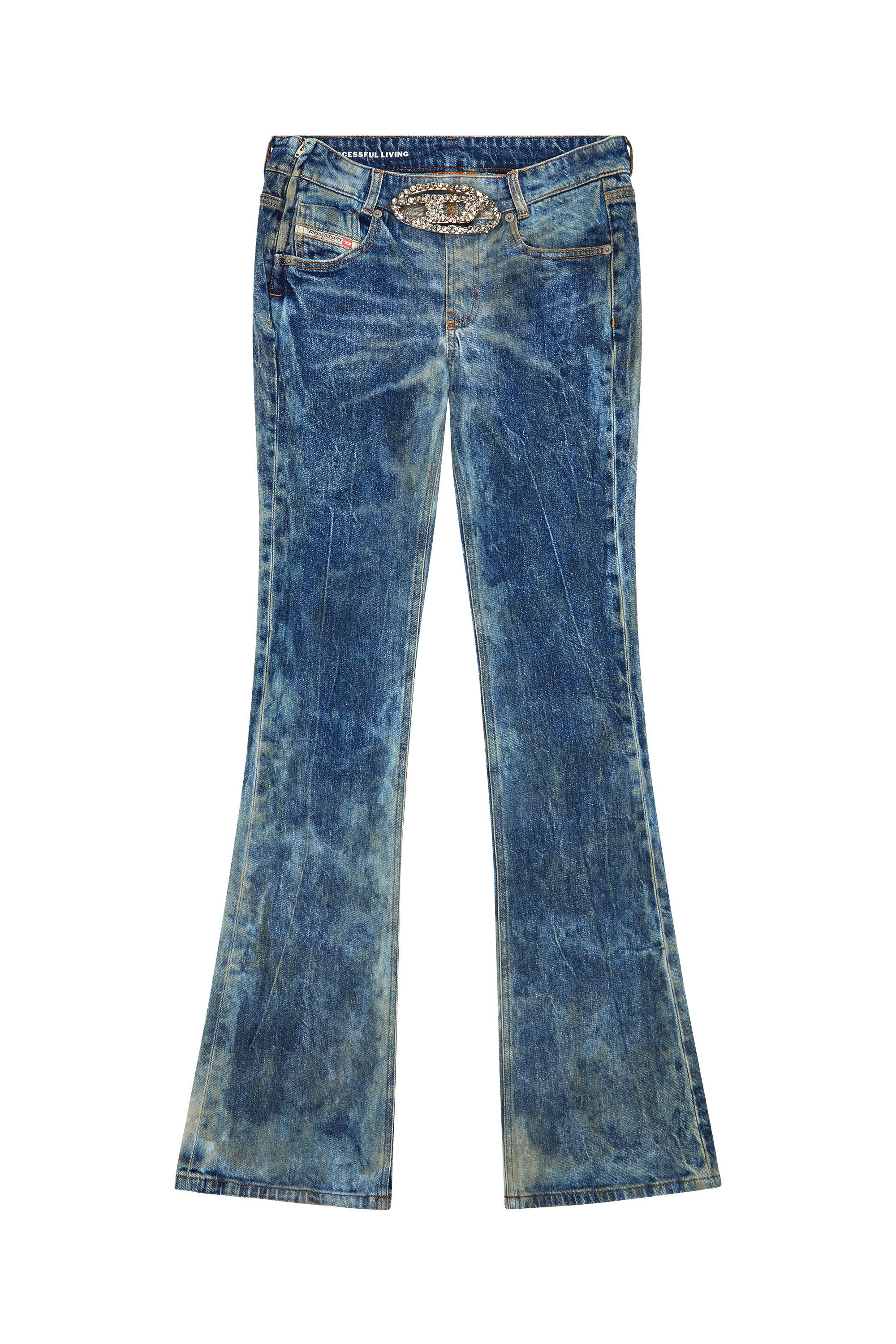 Diesel - Bootcut Jeans 1969 D-Ebbey 0PGAL Mujer, Azul Oscuro - 3