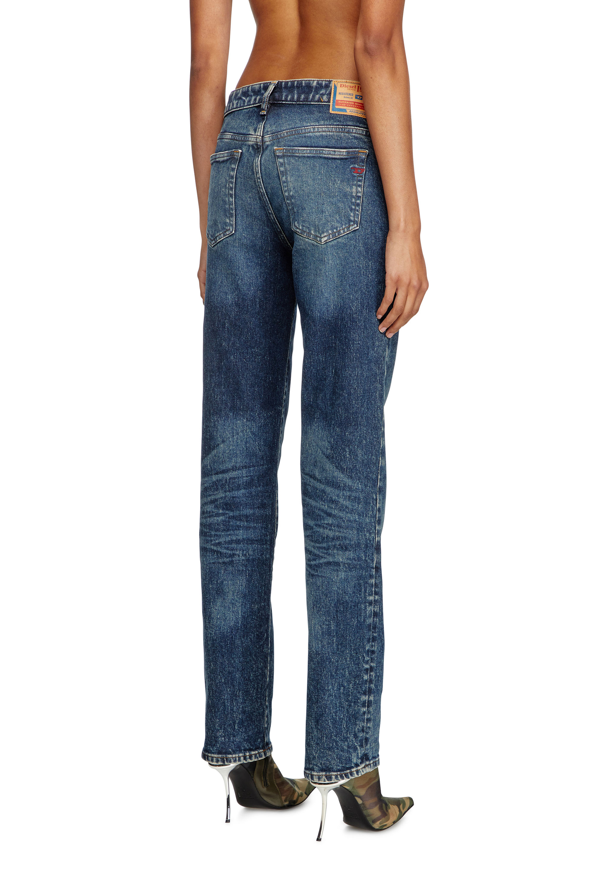 Diesel - Regular Jeans 1989 D-Mine 007Y3 Mujer, Azul Oscuro - 4