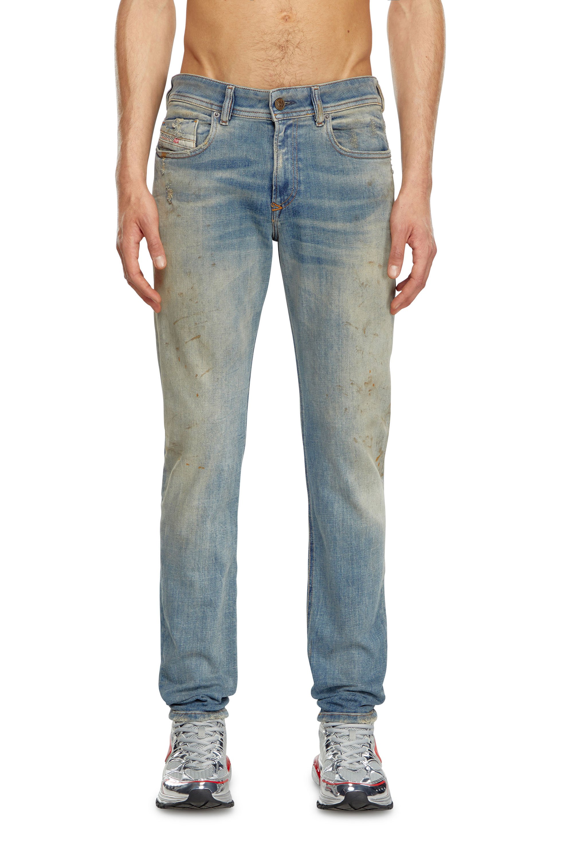 Diesel - Skinny Jeans 1979 Sleenker 09J25 Hombre, Azul medio - 1