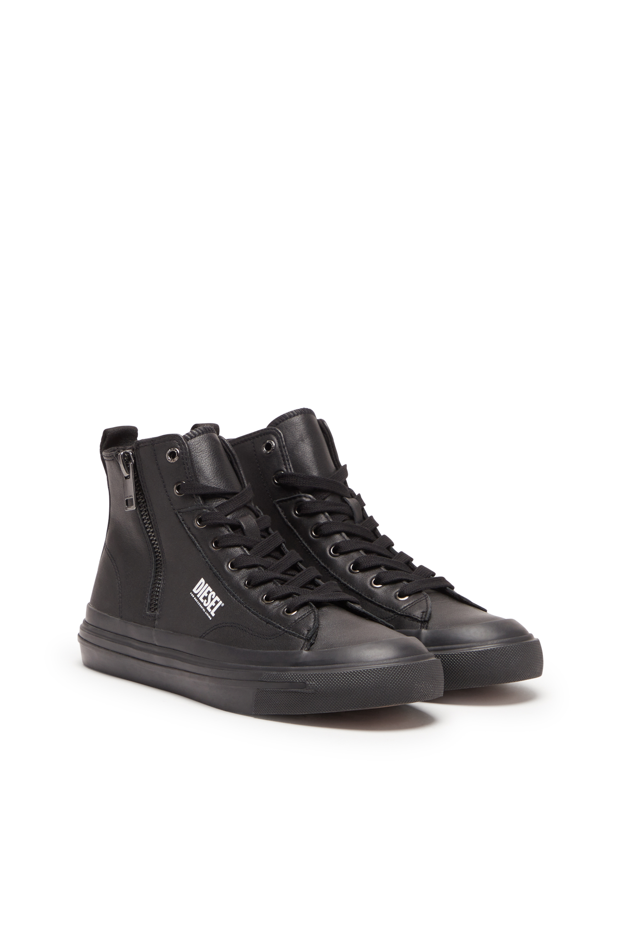 Diesel - S-ATHOS DV MID, S-Athos Dv Mid - Zapatillas altas con cremallera lateral Hombre in Negro - 2