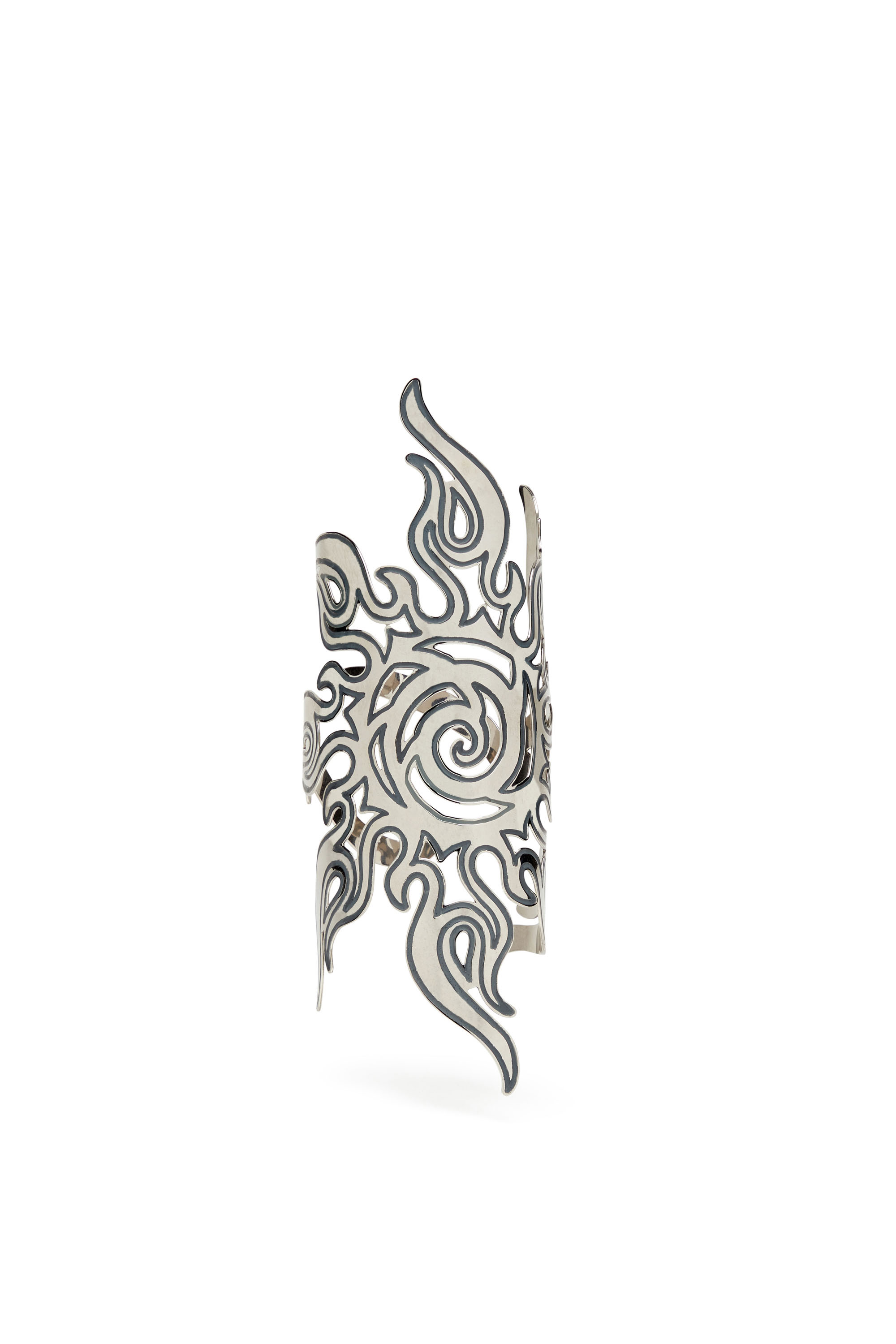 Diesel - TRIBAL SUN ARMBAND, Woman's Tribal sun arm cuff in Silver - 1