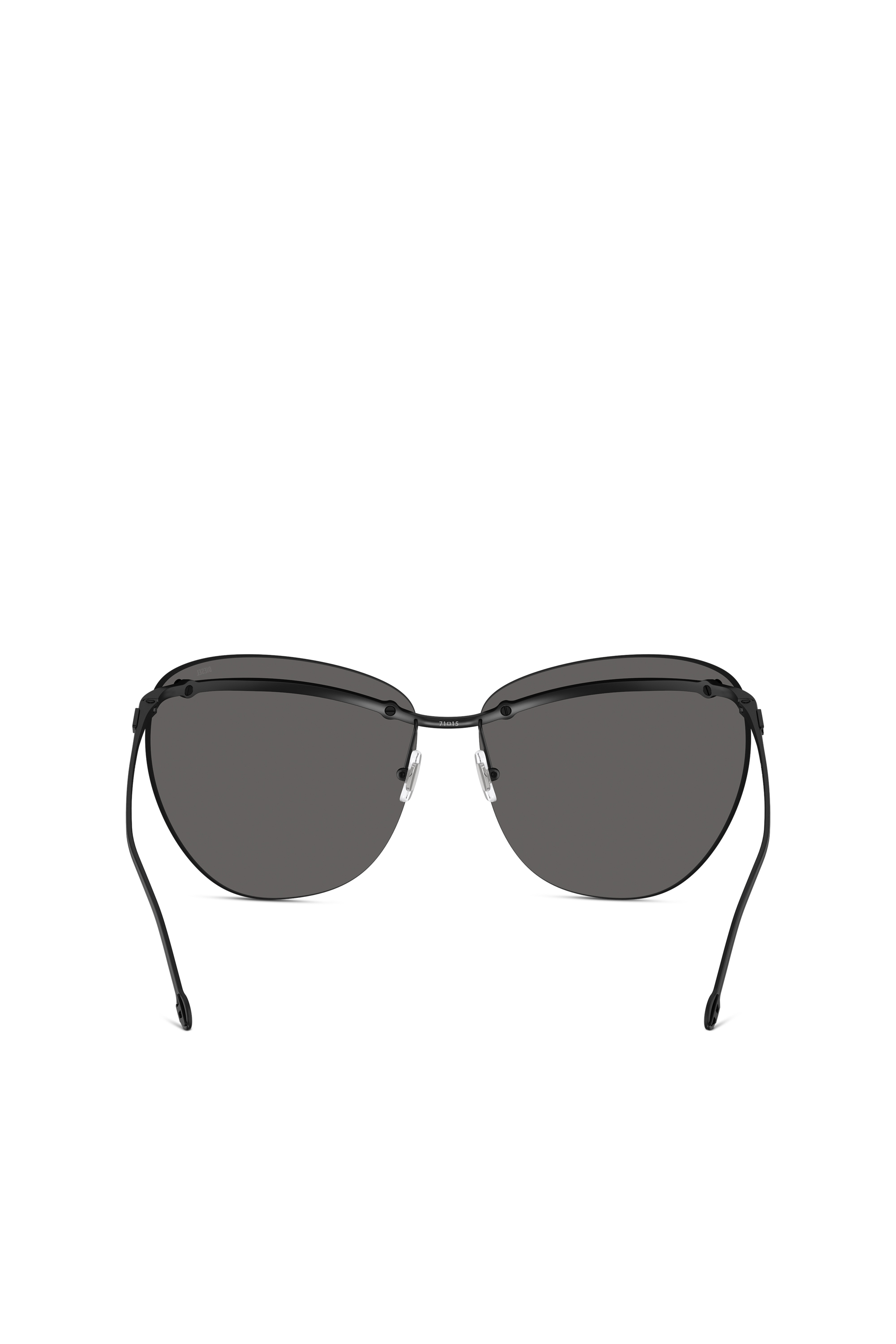 Diesel - 0DL1007, Gafas de sol con forma envolvente Unisex in Gris - 4