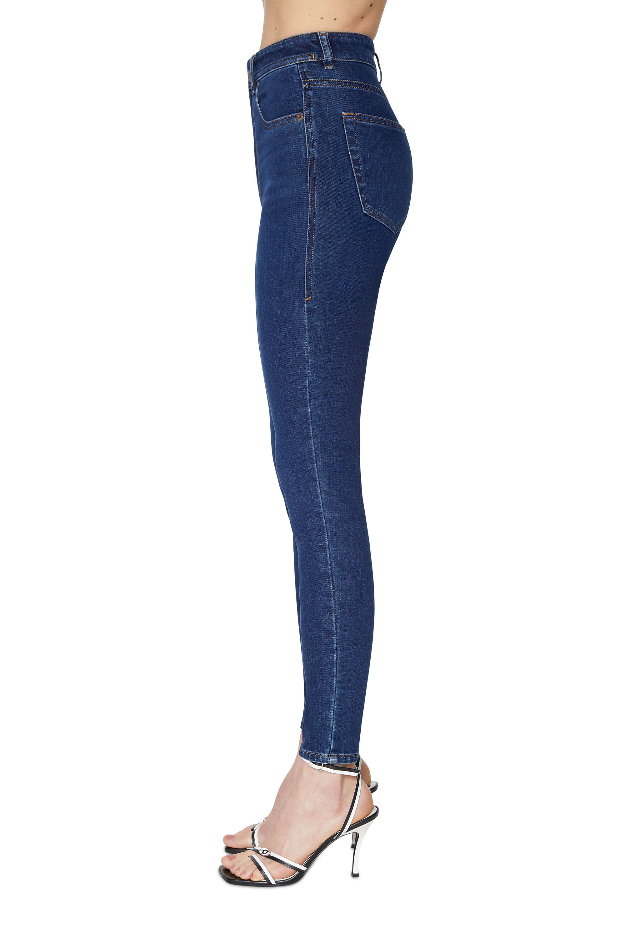 Diesel - Woman's Skinny Jeans 1984 Slandy-High 09C19, Dark Blue - 5