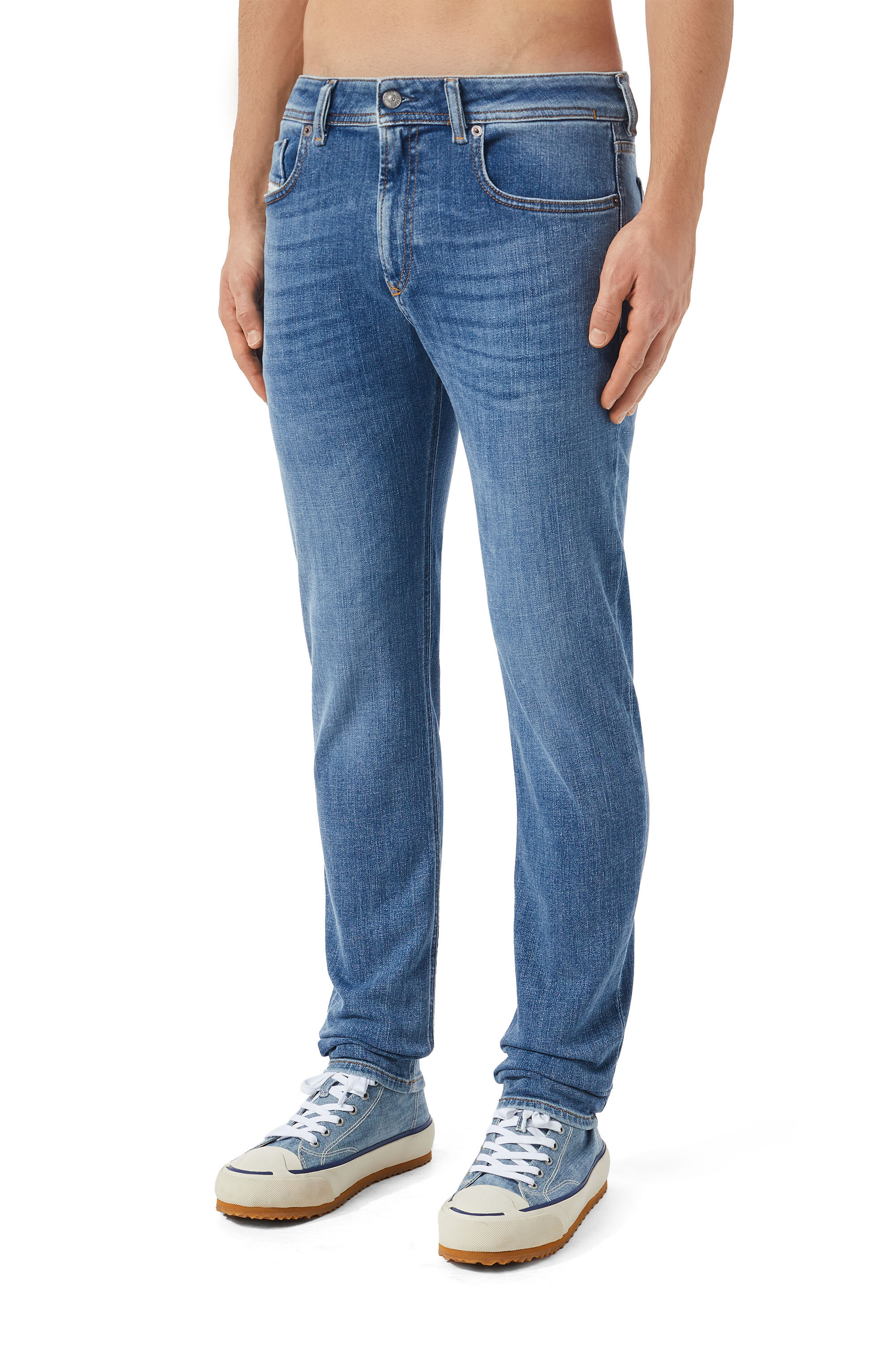 Diesel - Man's Skinny Jeans 1979 Sleenker 09C01, Medium blue - 7